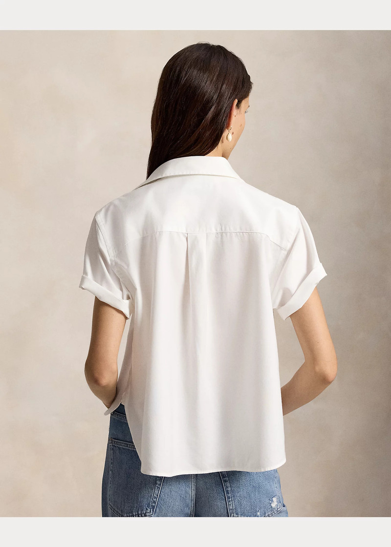 Cotton Oxford Short-Sleeve Shirt 4