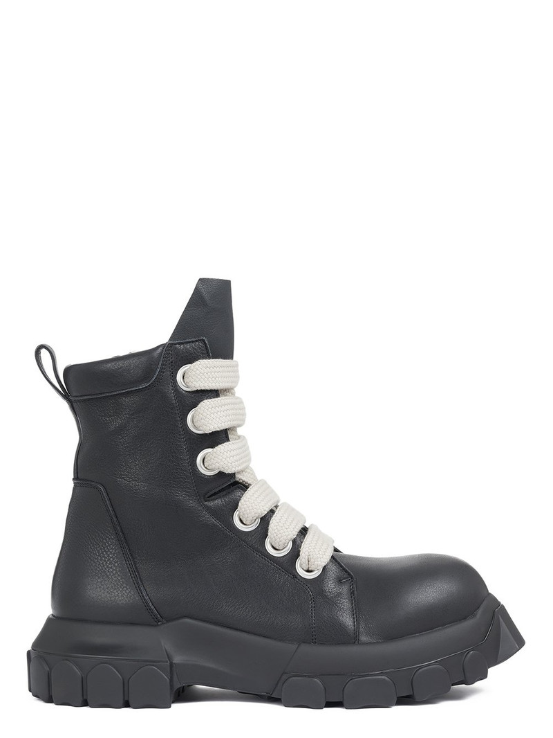 Black Jumbo Lace Bozo Tractor Boots 1