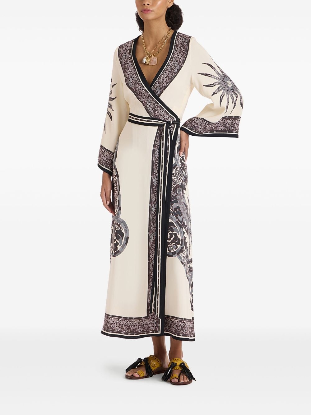 wrap maxi dress - 2