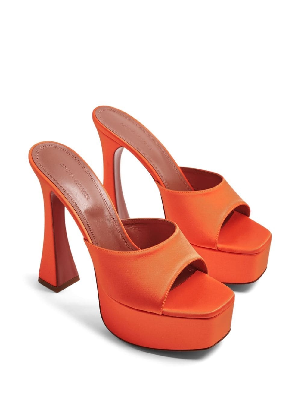 Dalida Satin 140mm platform sandals - 4