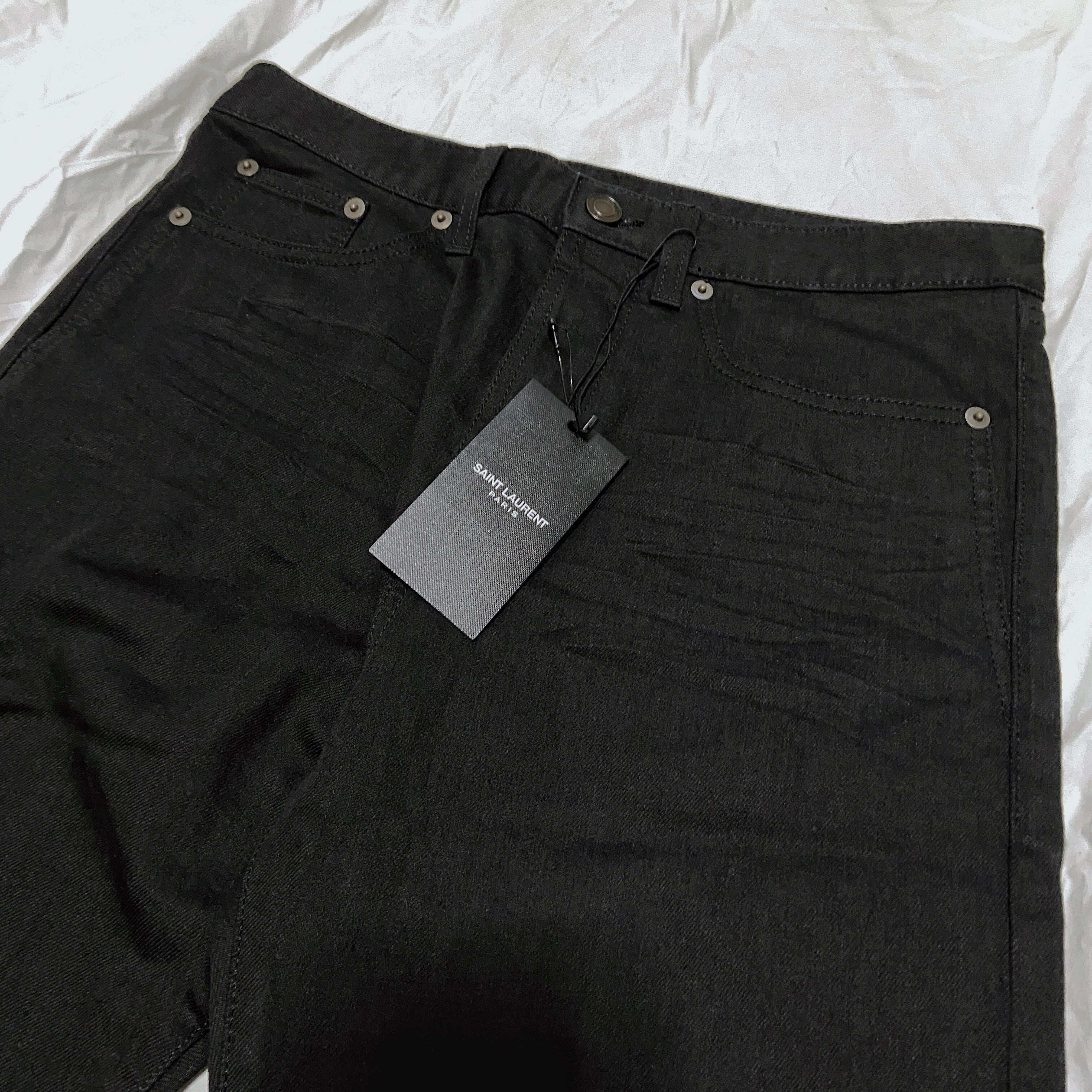 BWNT Saint Laurent D14 Hedi Black Jeans 29 - 5