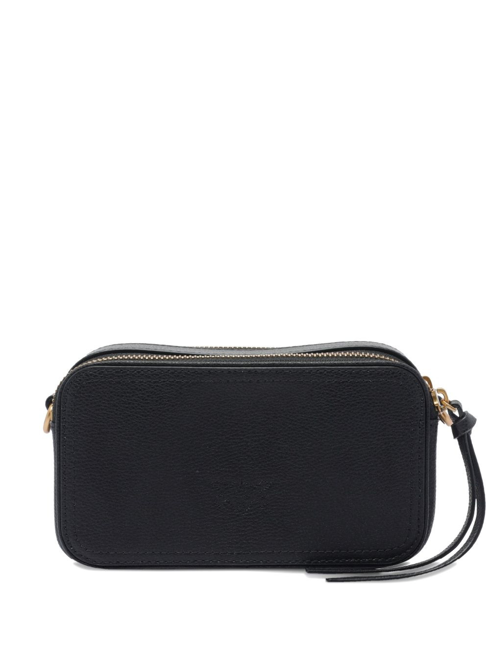 embossed-logo leather mini bag - 2