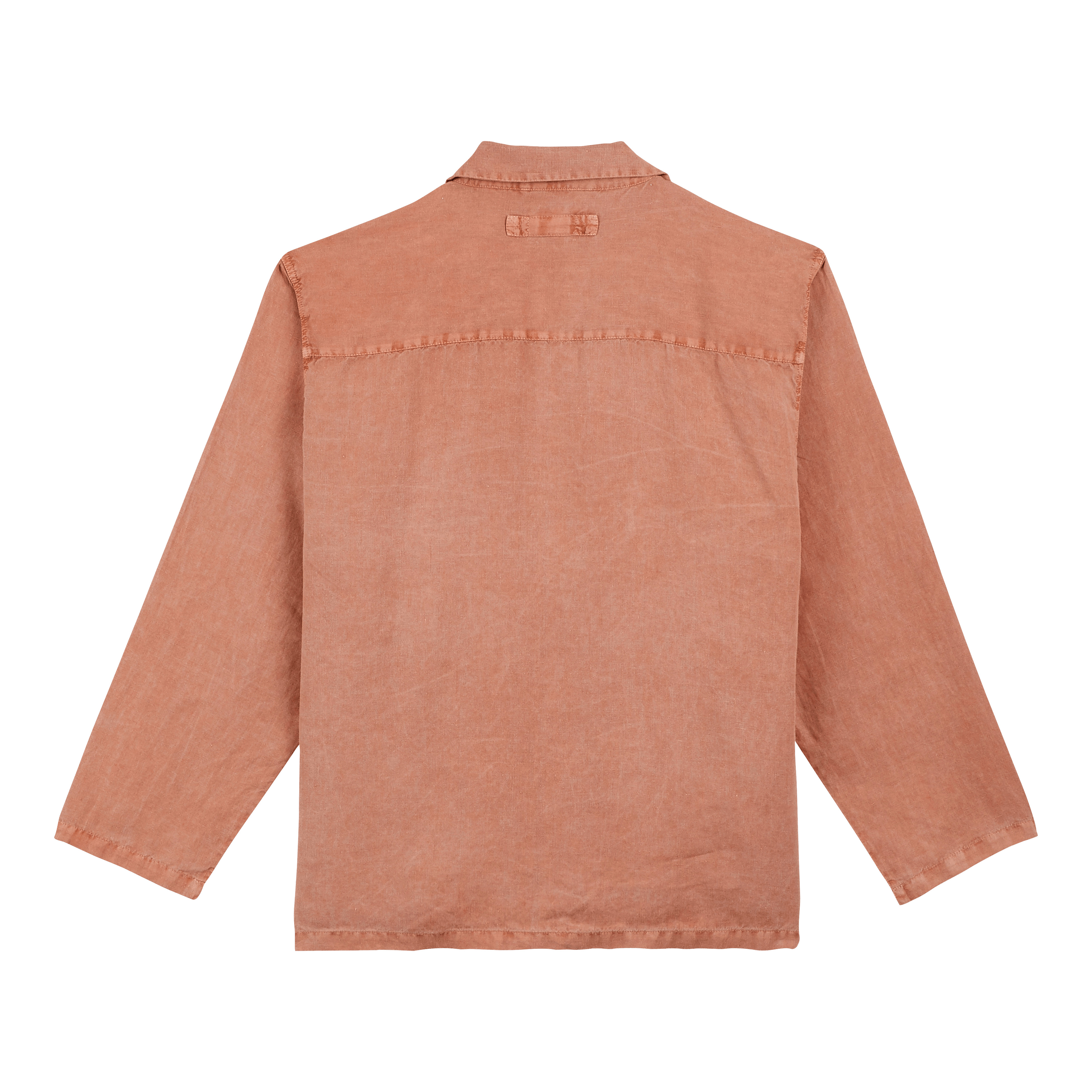 Men Linen Vareuse Shirt Mineral Dye - 2