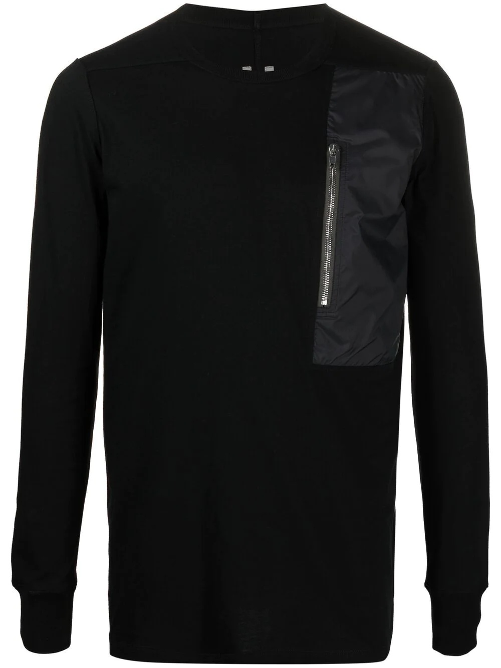 longsleeved panel top - 1