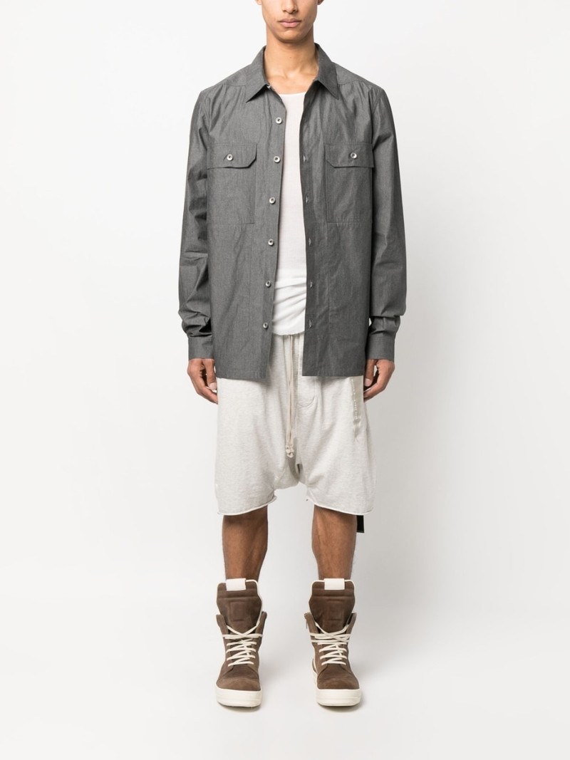 Rick Owens DRKSHDW drop-crotch drawstring shorts outlook