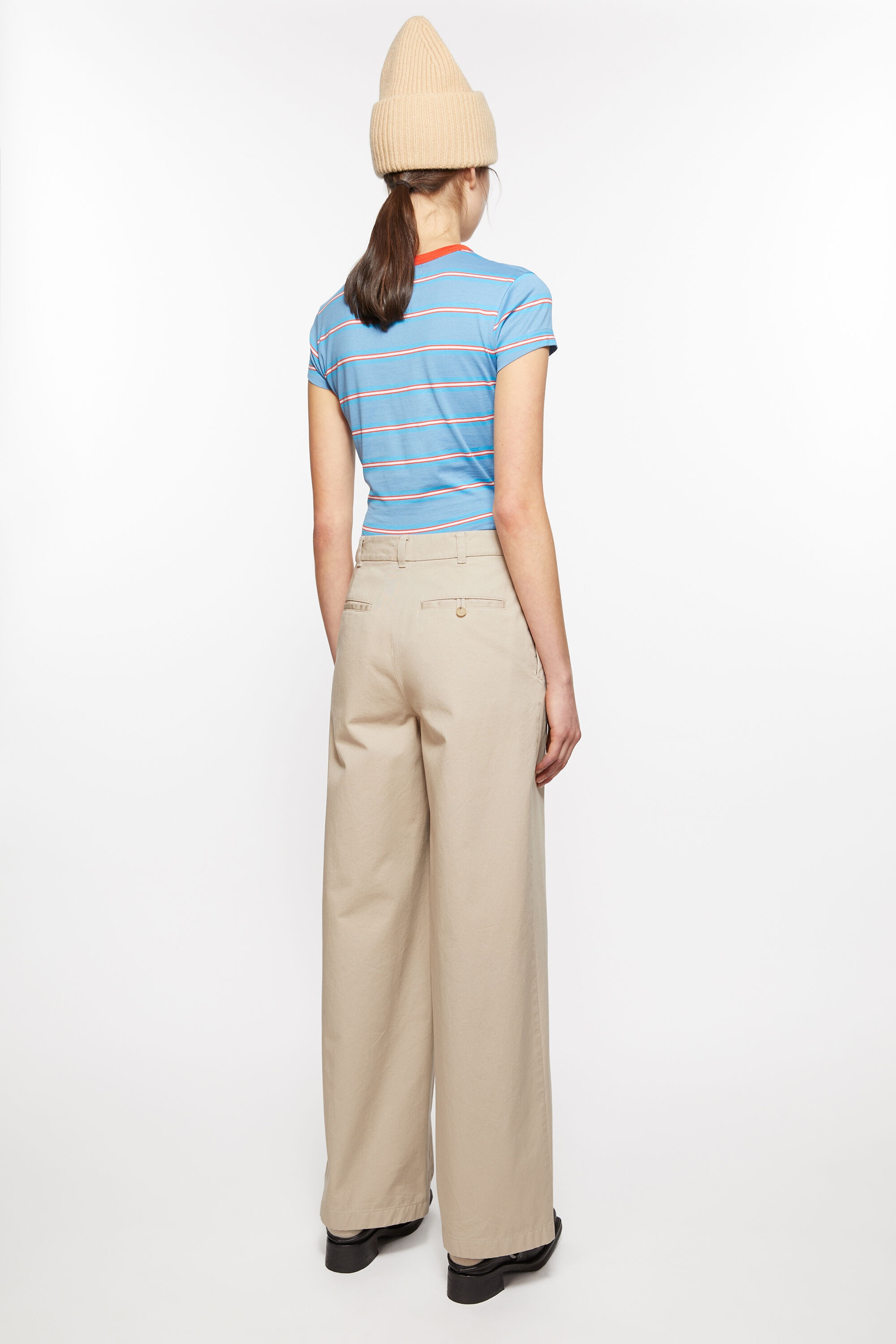 Chino twill trousers - Sand beige - 3