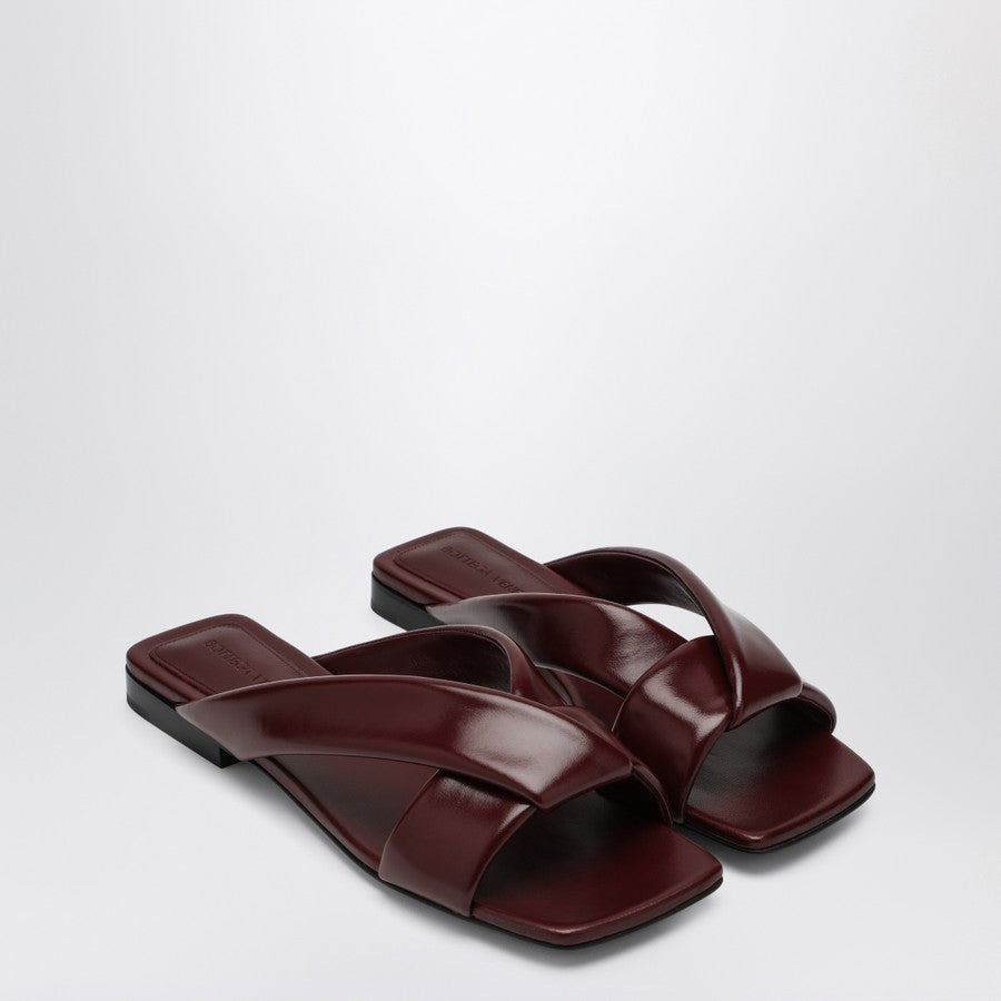 Bottega Veneta Women Mule Flat Riva Color Barolo - 1