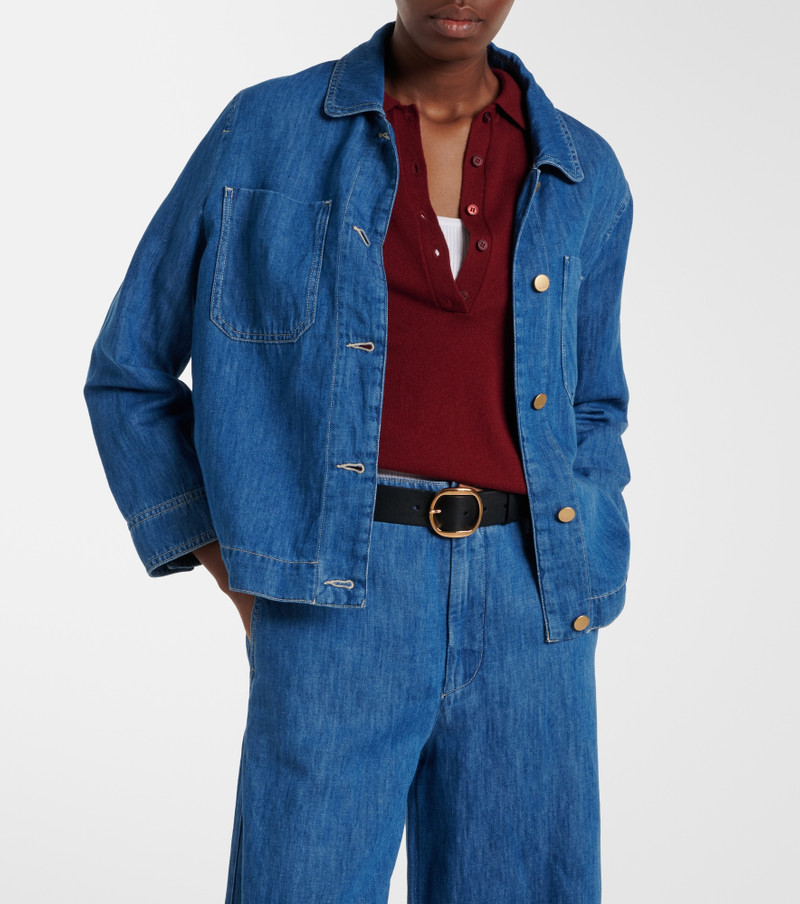 'S Max Mara Galante cotton and linen denim jacket outlook