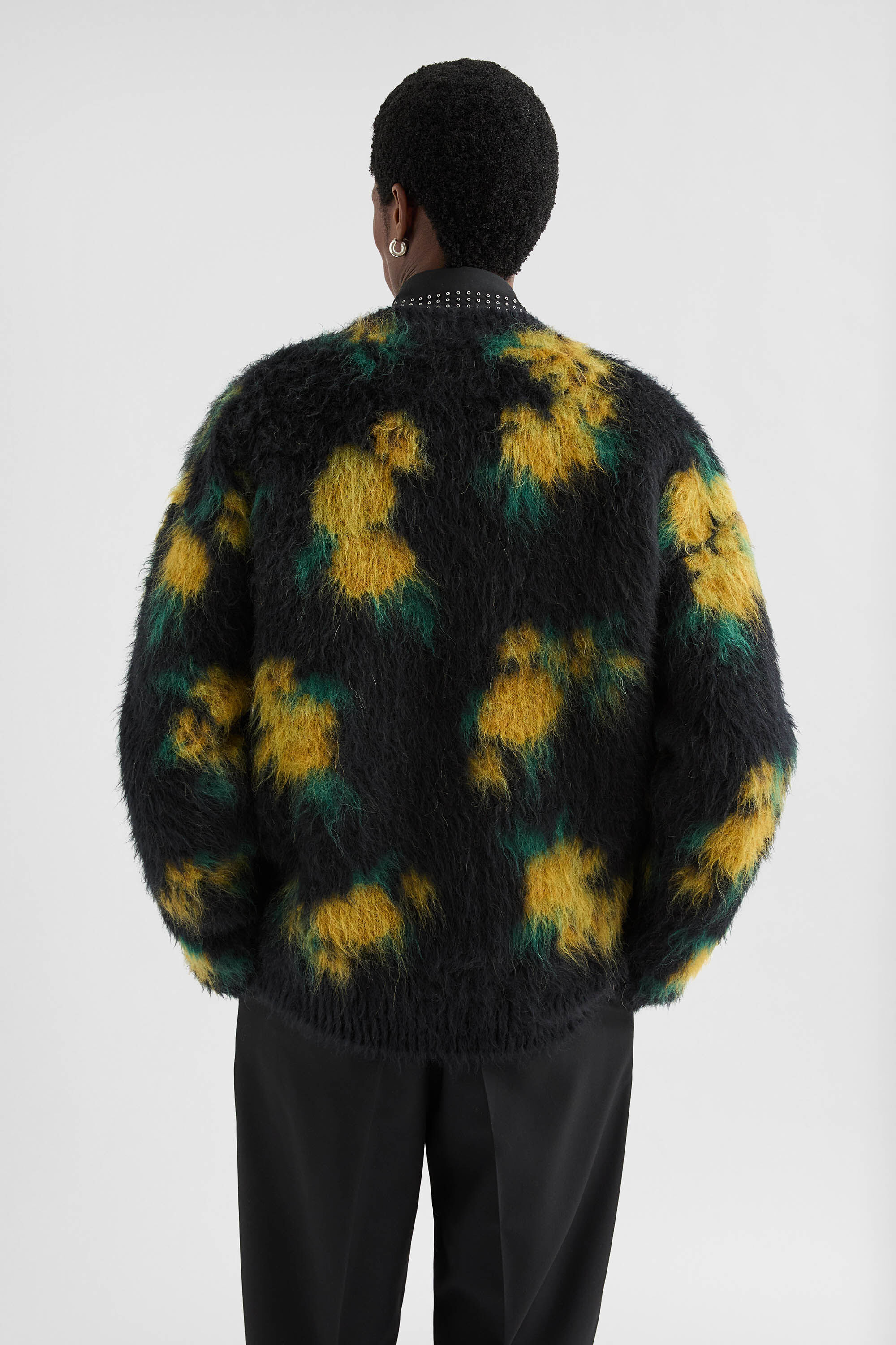 Wool Blend Crew-Neck Sweater - 6