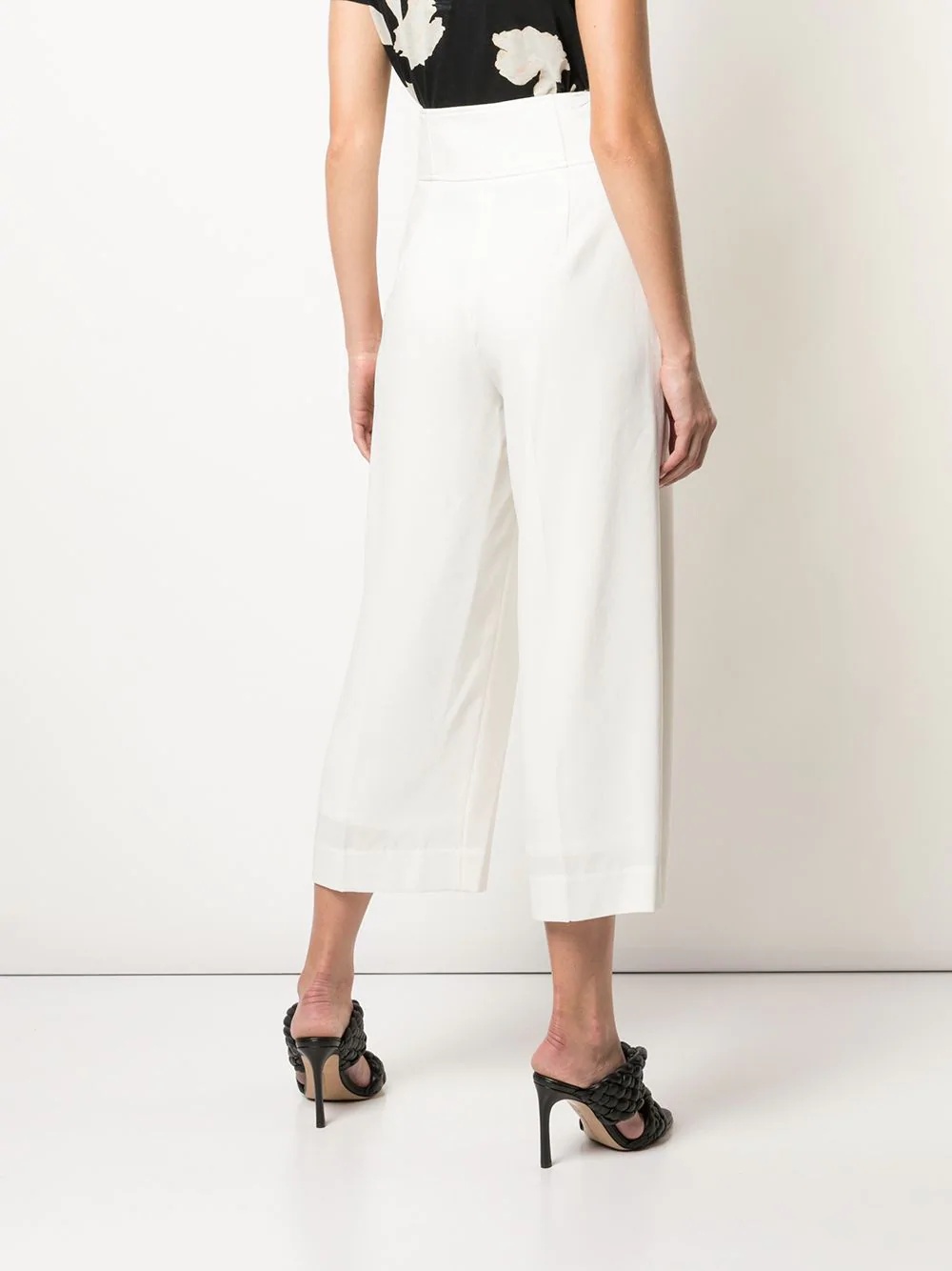 high-rise cropped trousers - 4