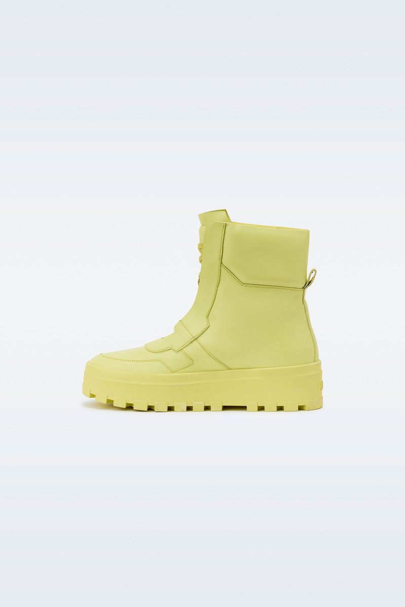 MACKAGE EKON-M Suede mid-calf lace-up boots outlook