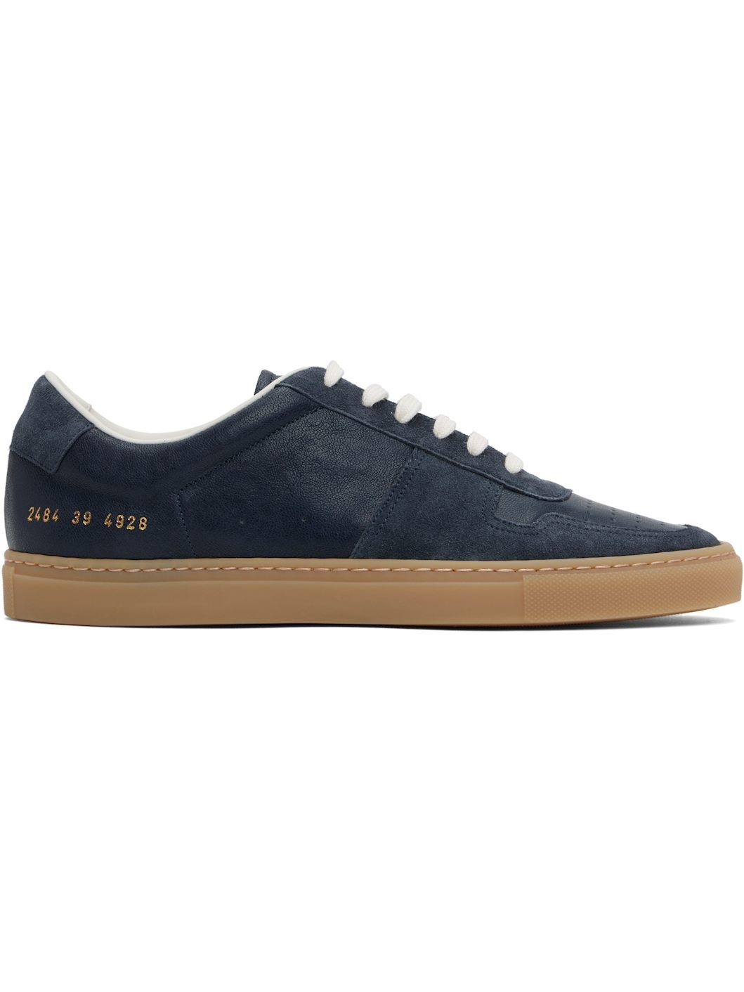 Navy BBall Duo Slim Sneakers - 1