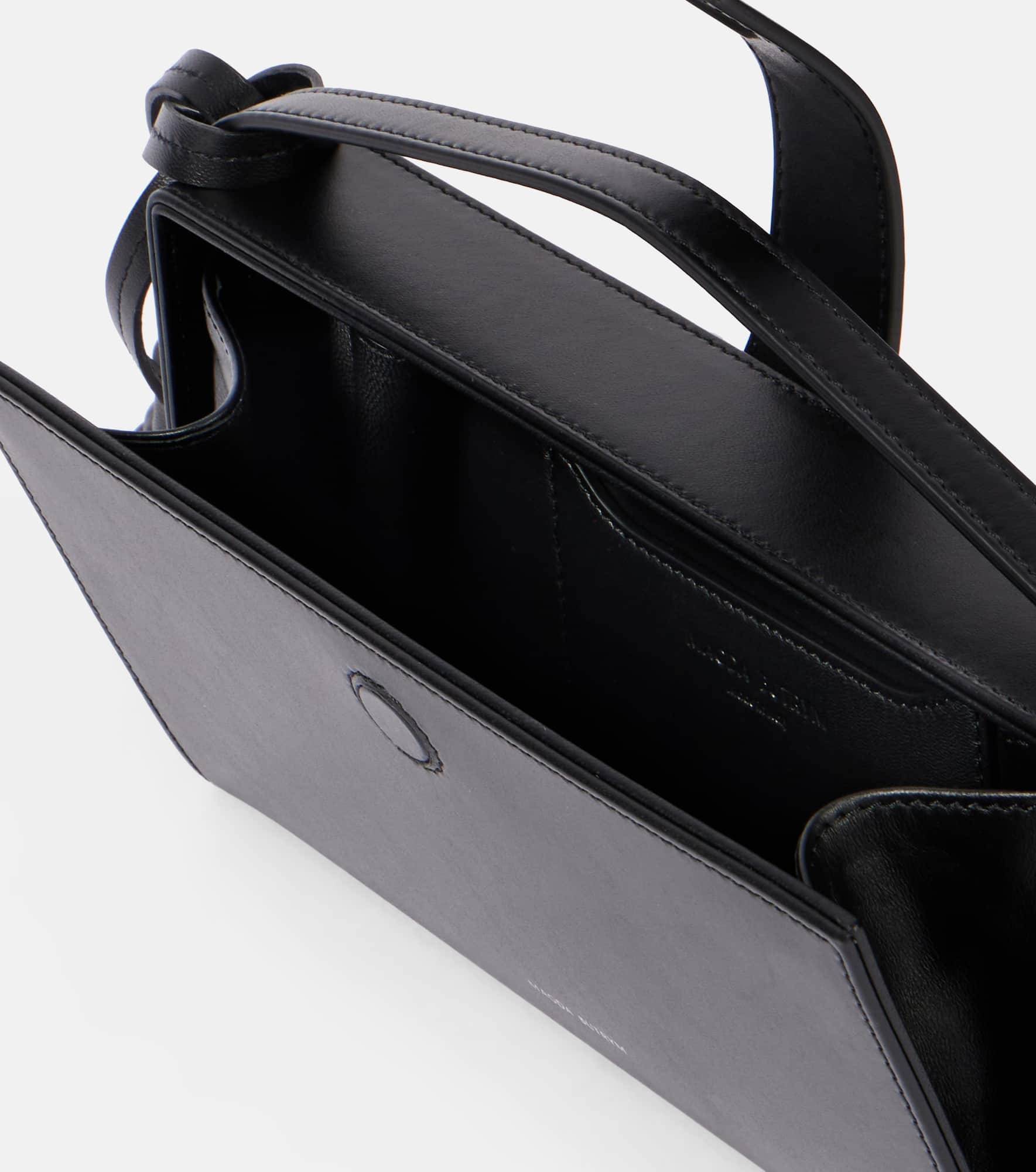 Apolonia leather tote bag - 5