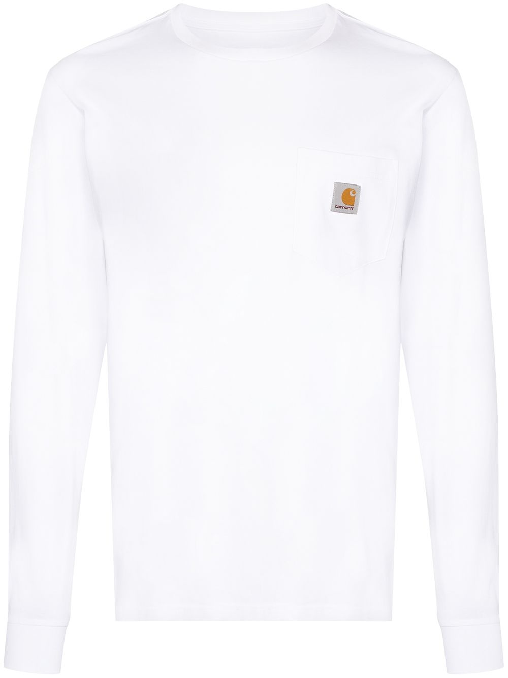 logo-patch long-sleeve T-shirt - 1