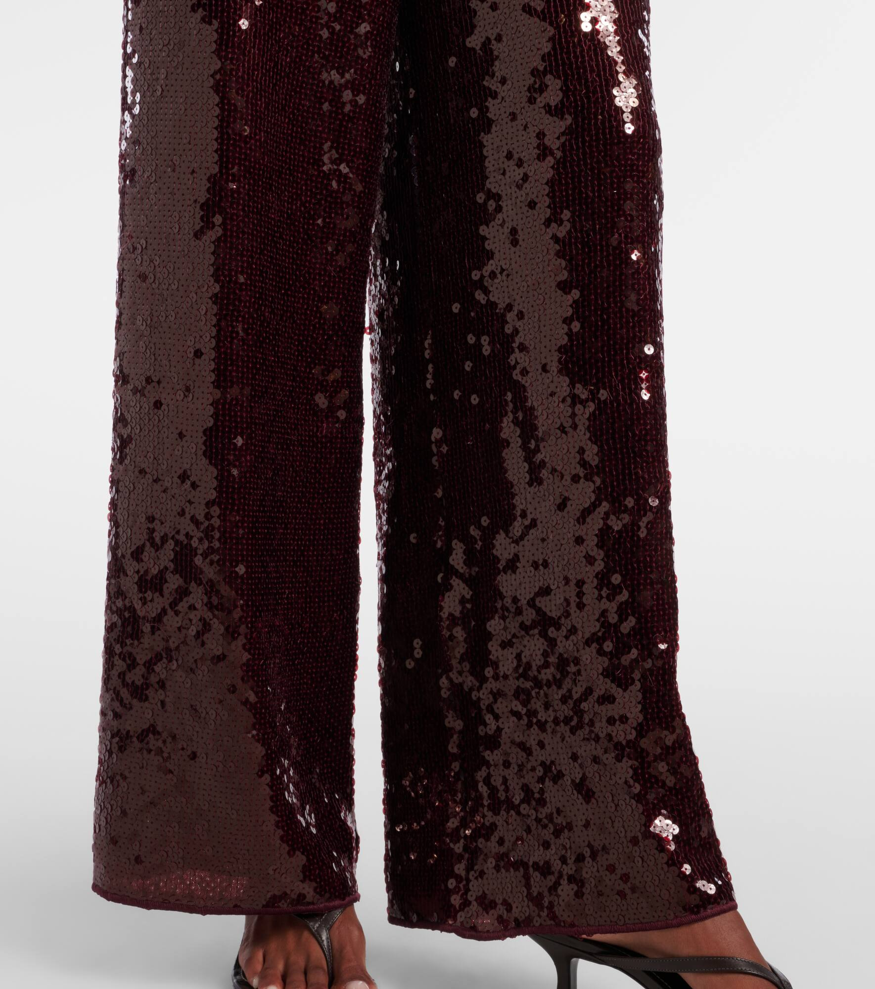 Marylin sequined wide-leg pants - 5