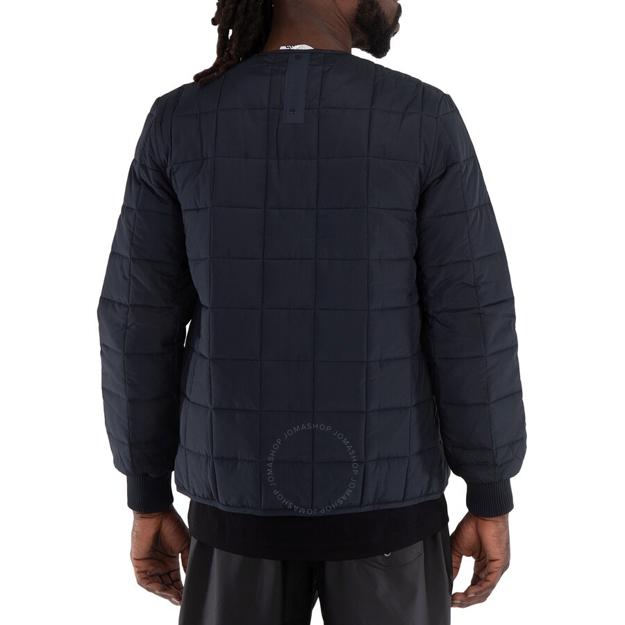Rains Navy Water-Repellent Quilted Liner Jacket - 4