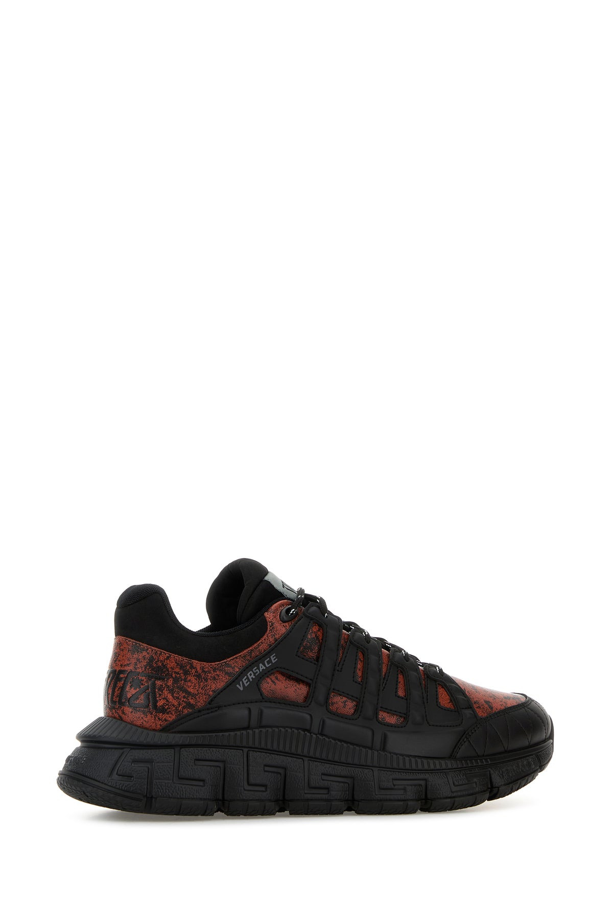 Two-tone leather sneakers - 3