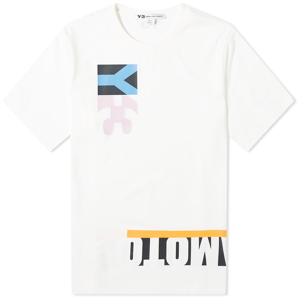 Y-3 Multi Block Graphic Tee - 1