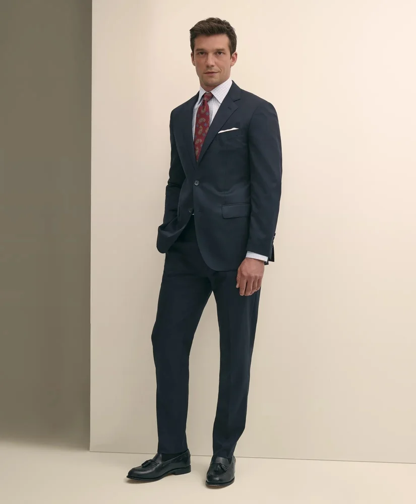 Slim Fit Wool 1818 Suit - 1