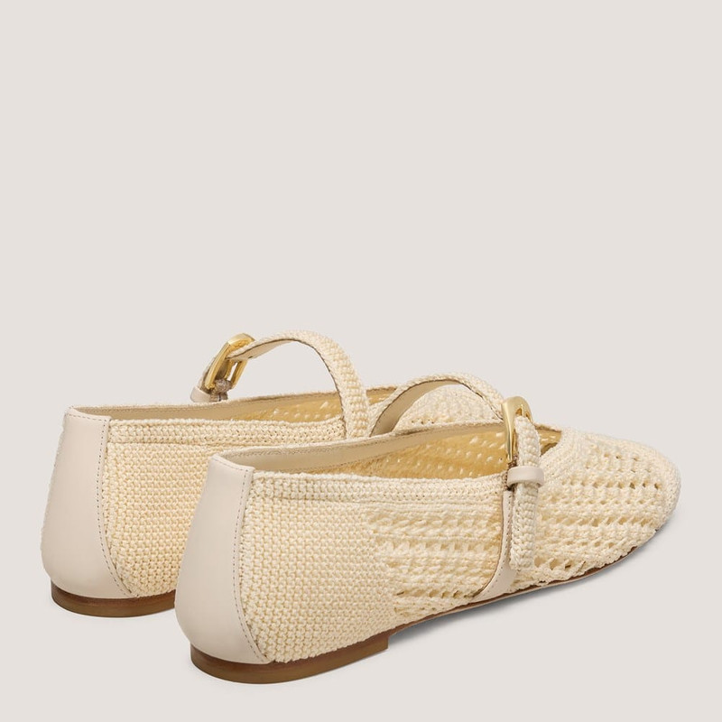 Stuart Weitzman LEORA WOVEN MARY JANE FLAT outlook