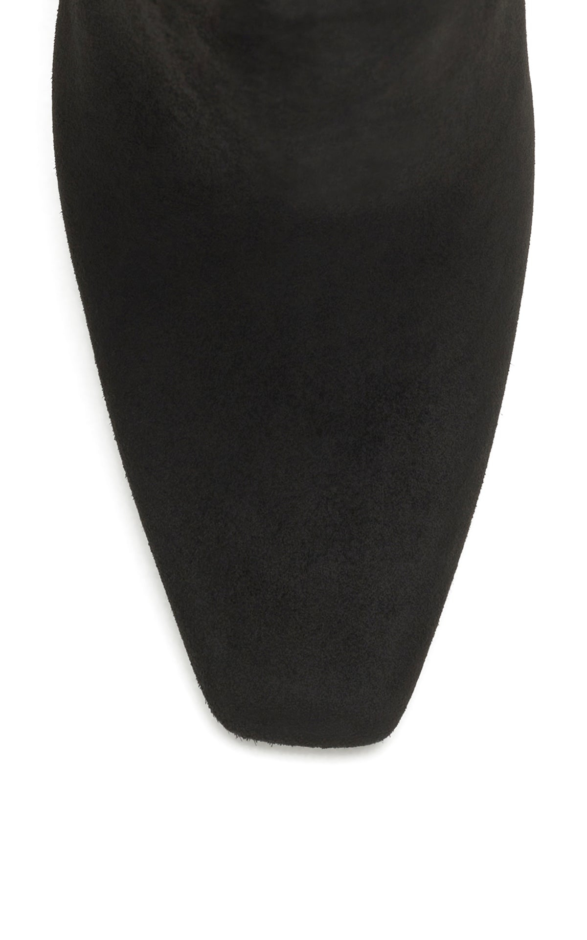 Luke High Heel Ankle Boot in Black Suede - 4