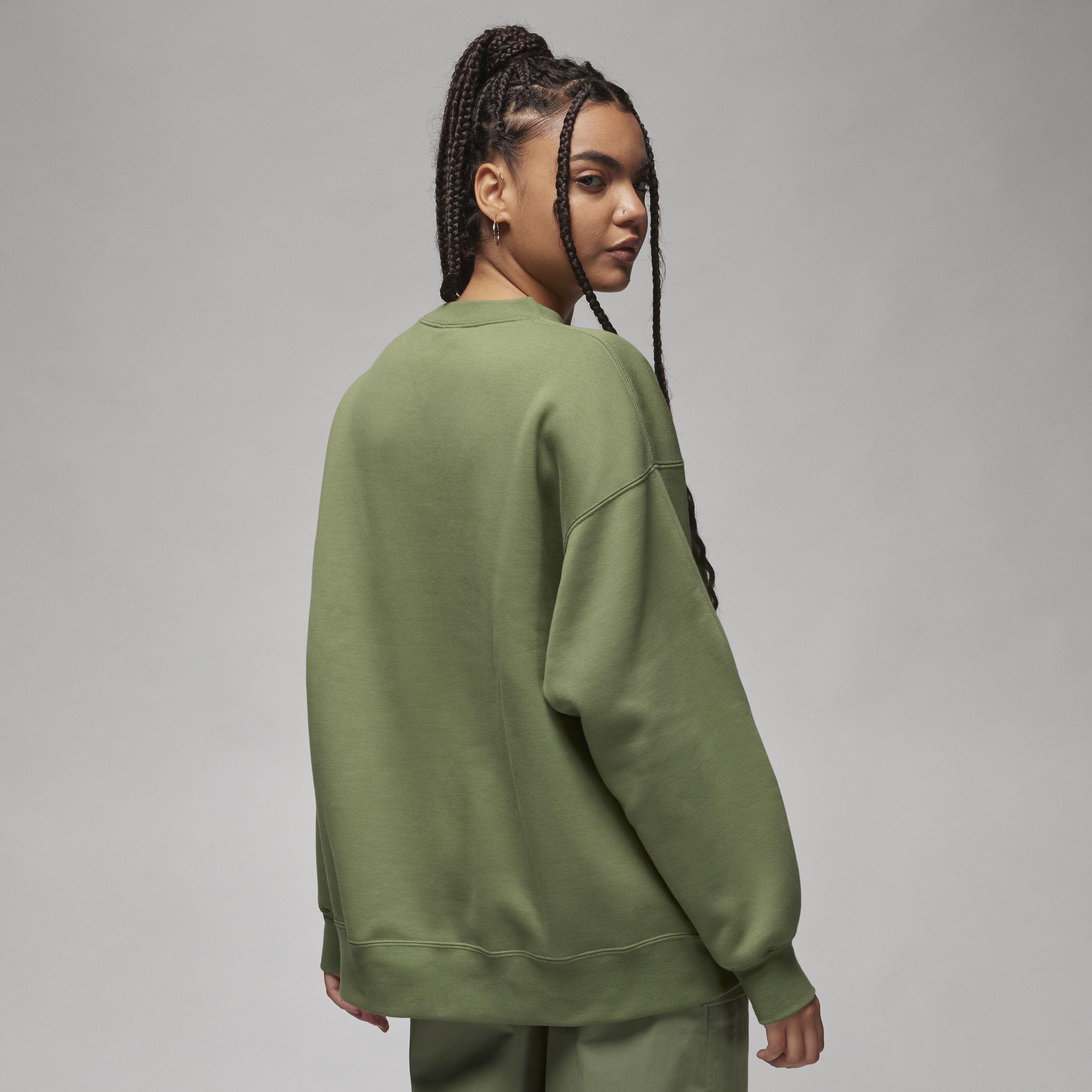 Women's Jordan Flight Fleece Crewneck Sweatshirt - 2