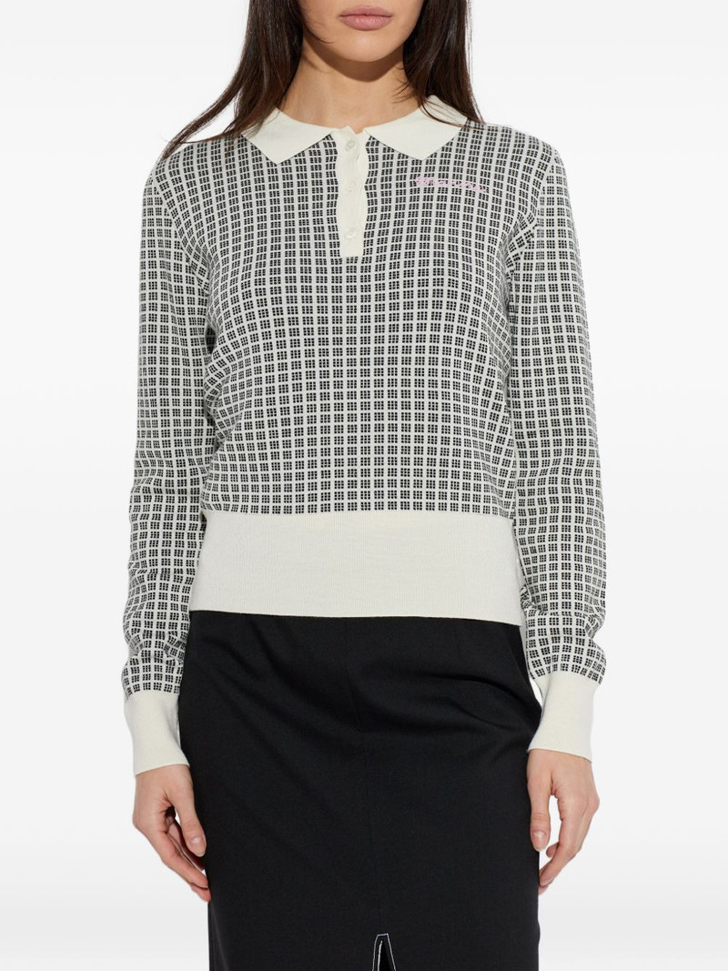 patterned polo top 3