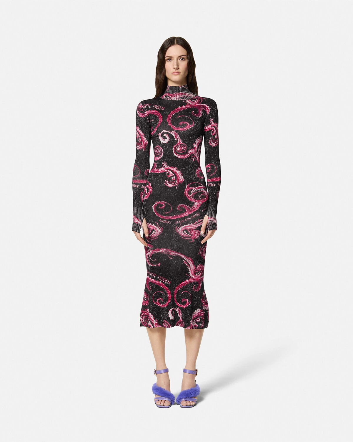 Chromo Couture Lurex Midi Dress - 2