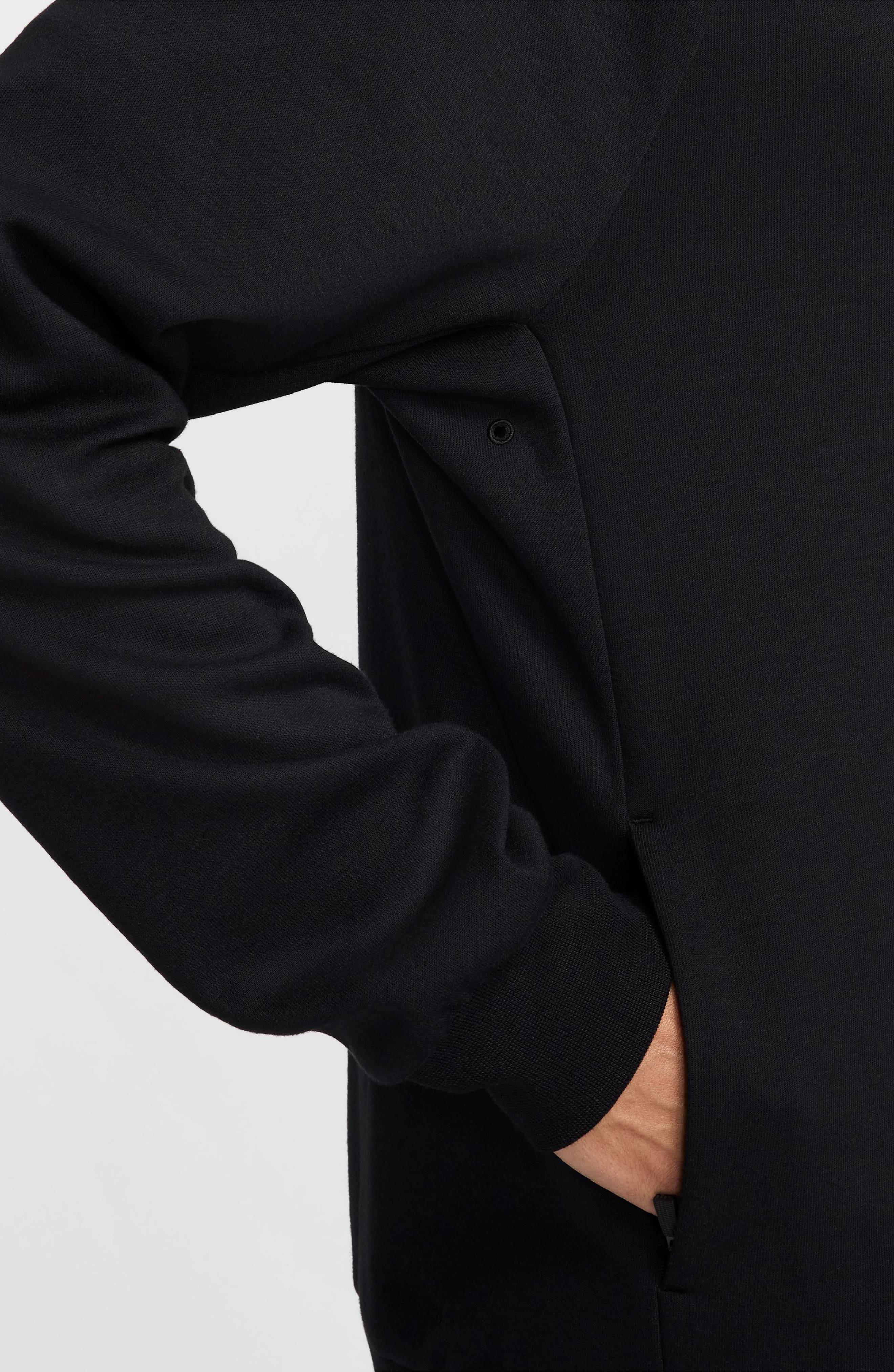 Nike Primary Dri-FIT Hoodie in Black/Black at Nordstrom - 5