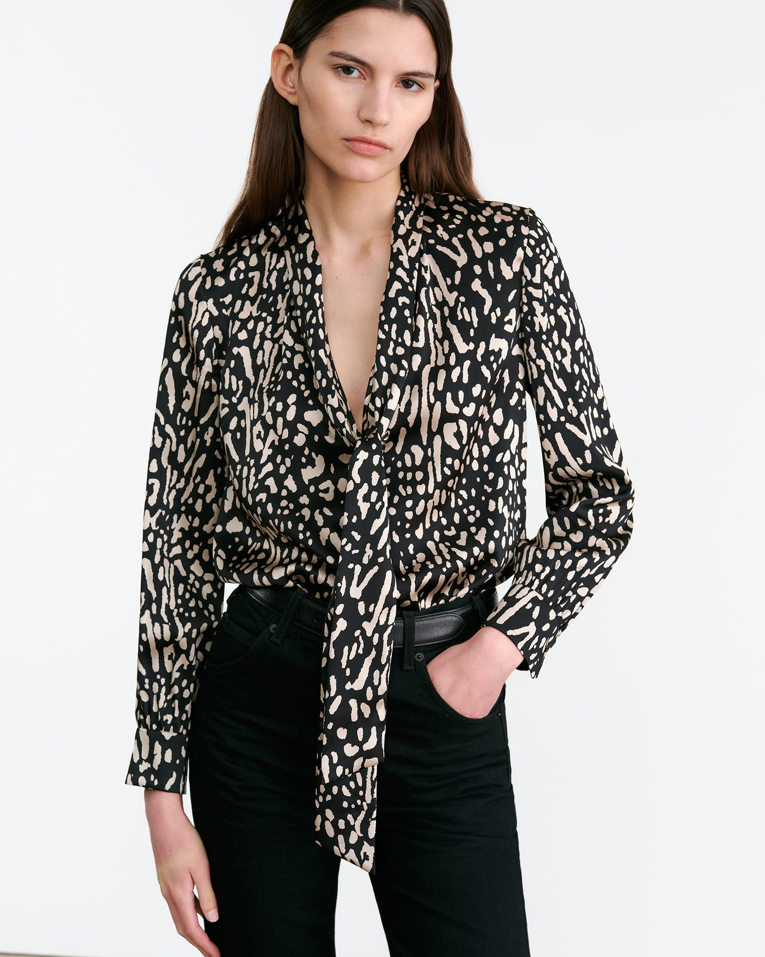 JANESE SILK BLOUSE - 2