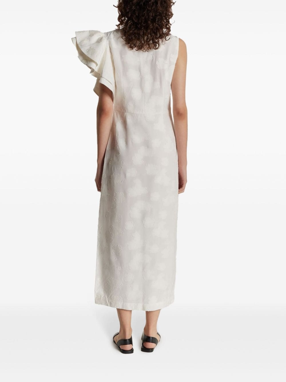 Franz ruffle-detailing dress - 4