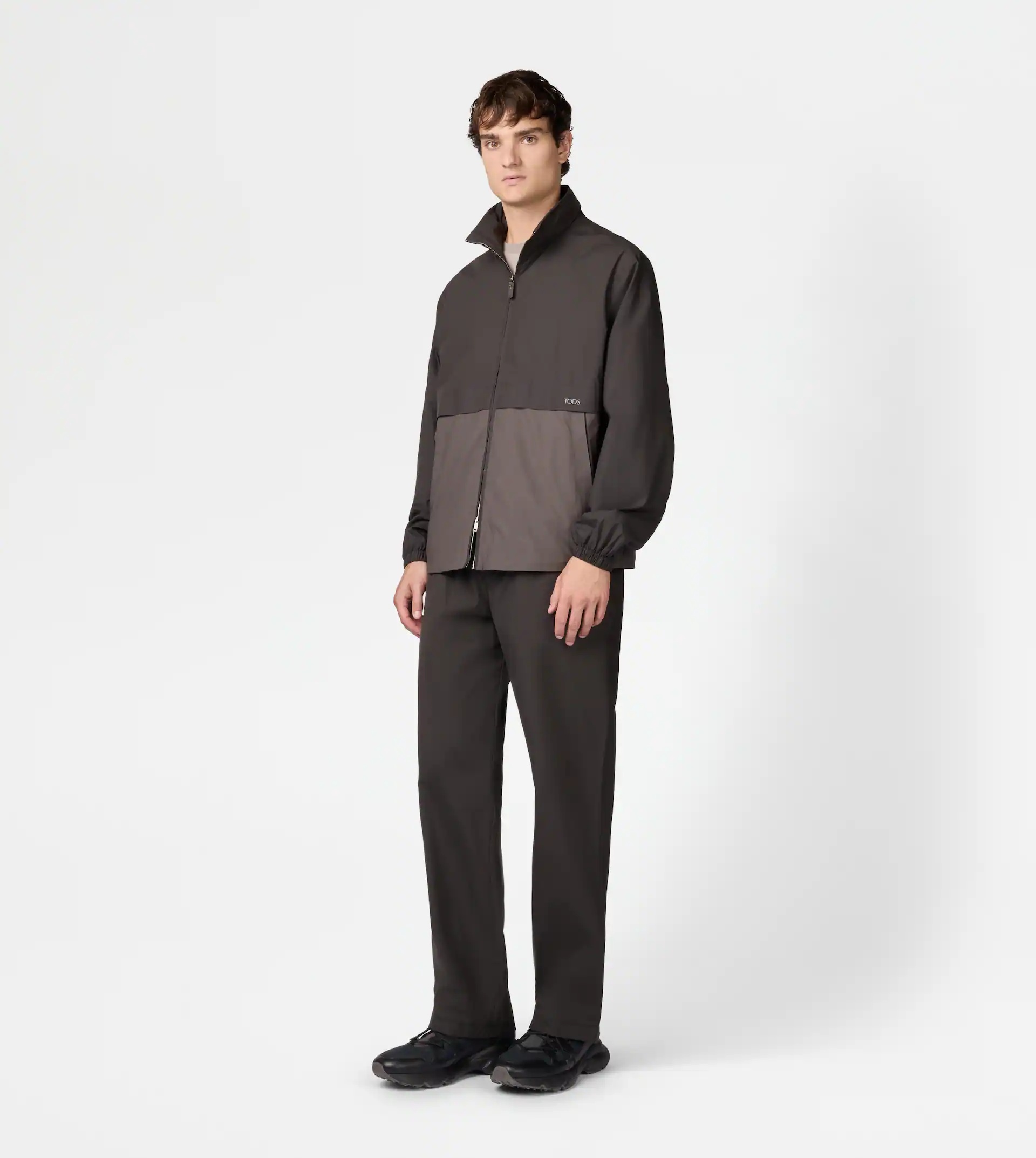 WINDBREAKER IN COTTON - GREY - 3