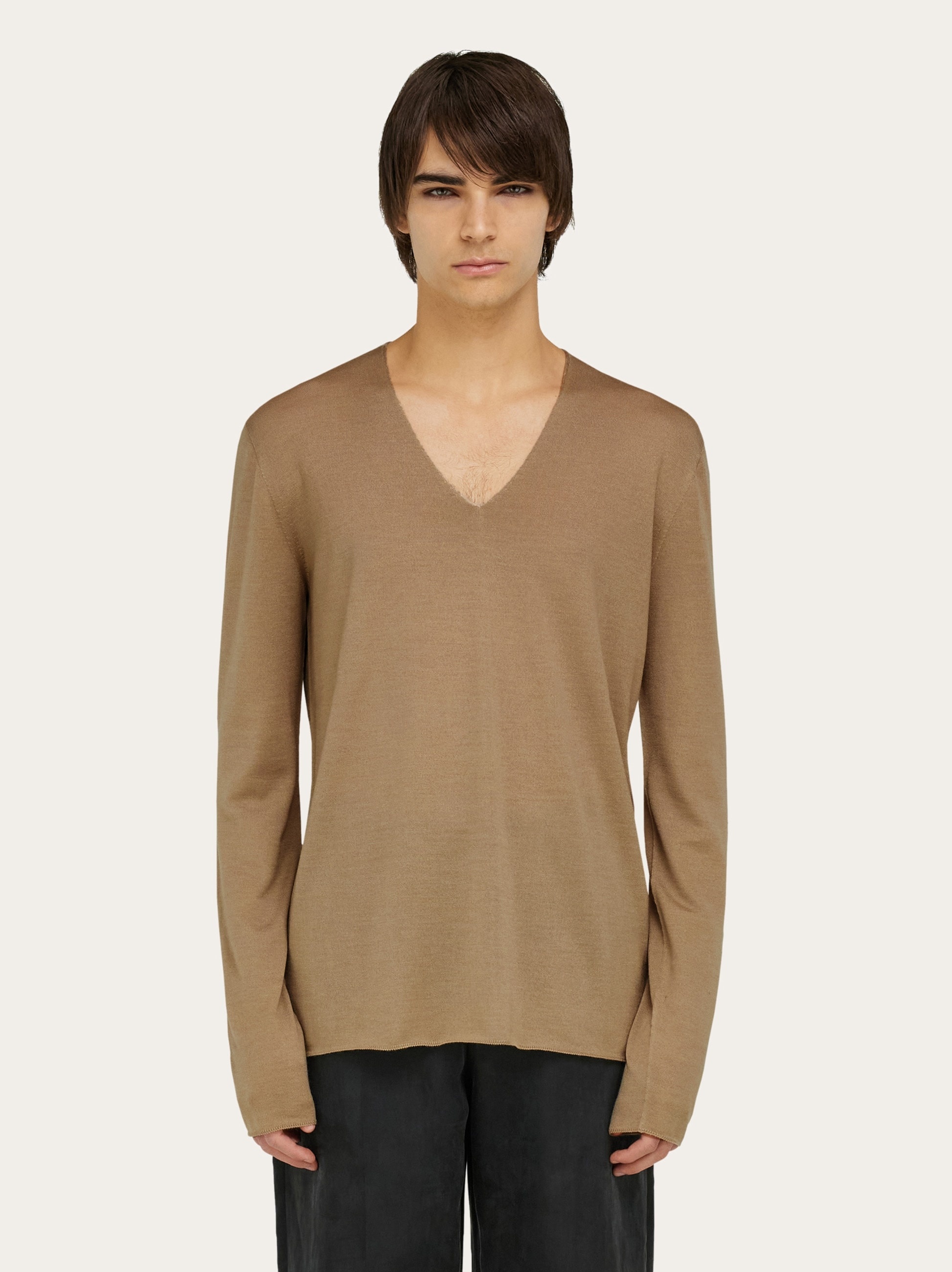 Seamless knitted jumper - 2
