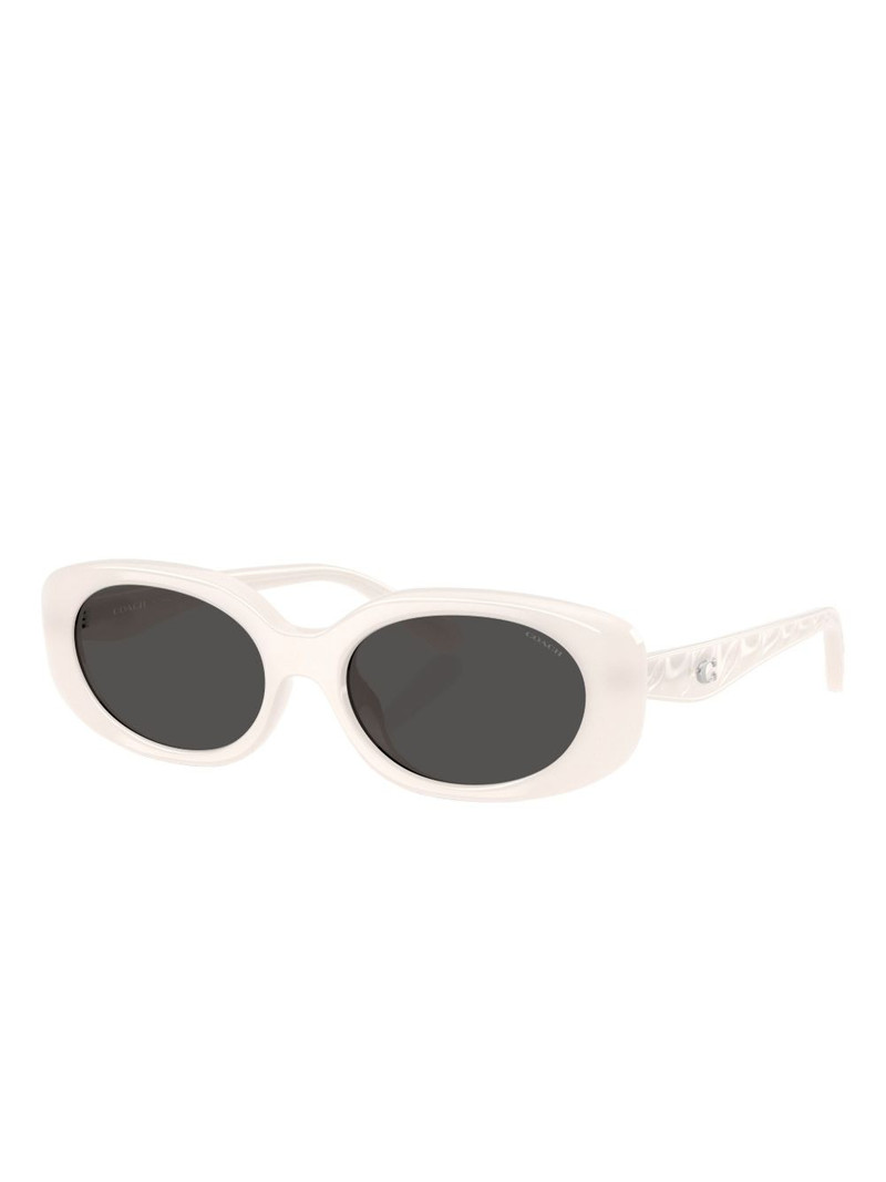 COACH oval-frame sunglasses outlook
