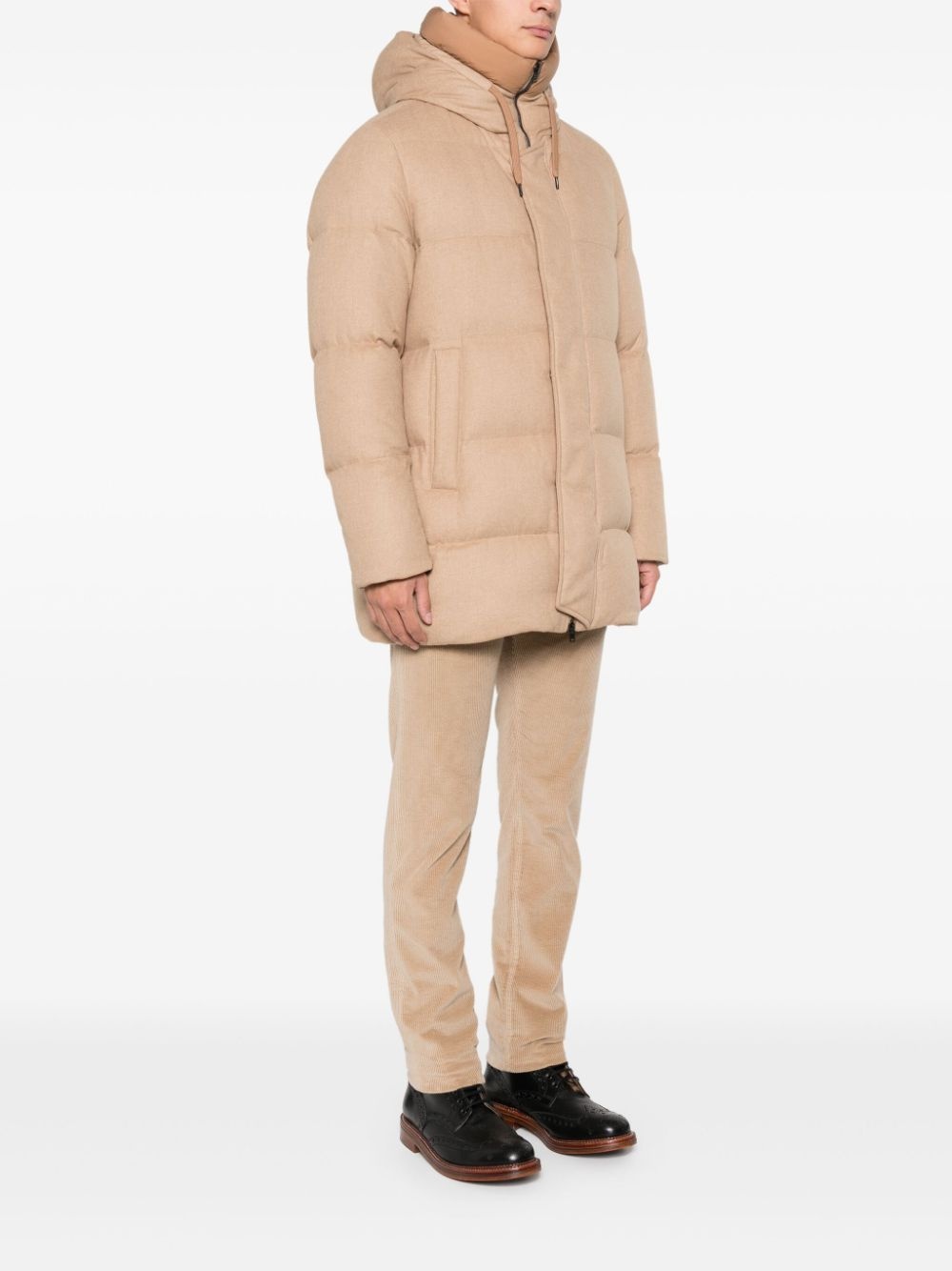 hooded puffer jacket - 3