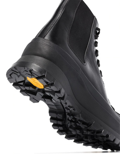 Jil Sander Vibram-sole chunky lace-up boots outlook