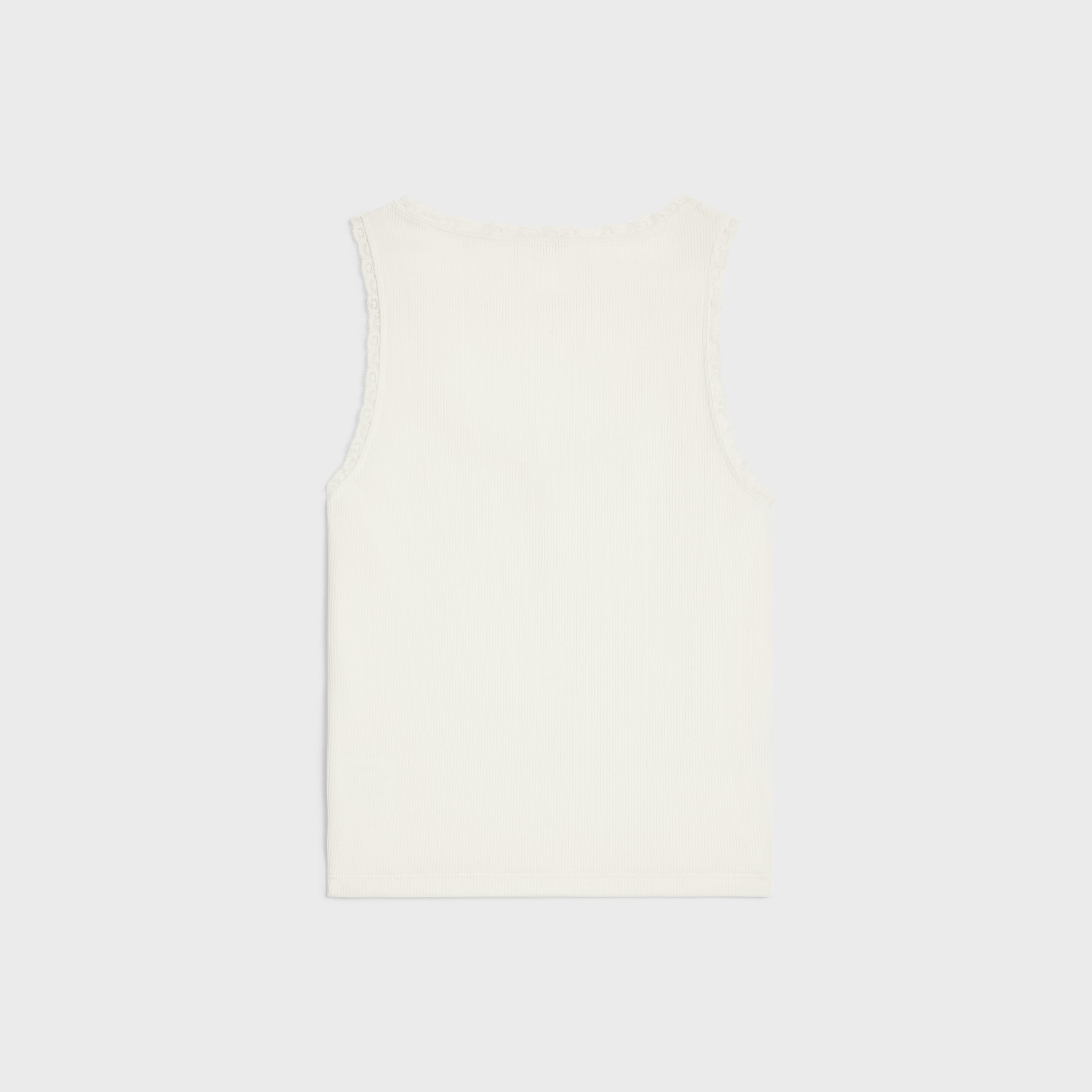 tank top IN ribbed cotton and silk - 2