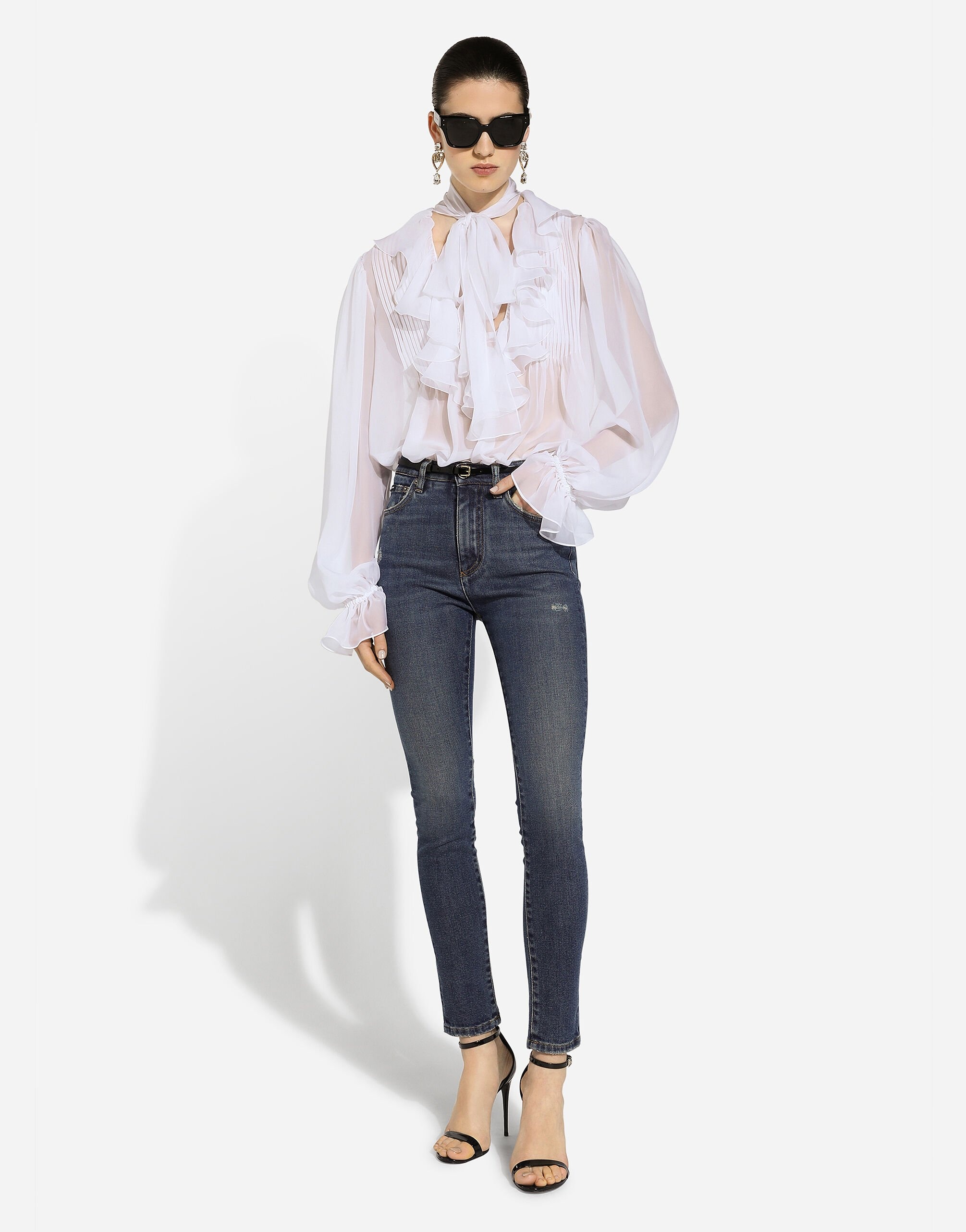 Skinny cotton denim Audrey jeans - 2