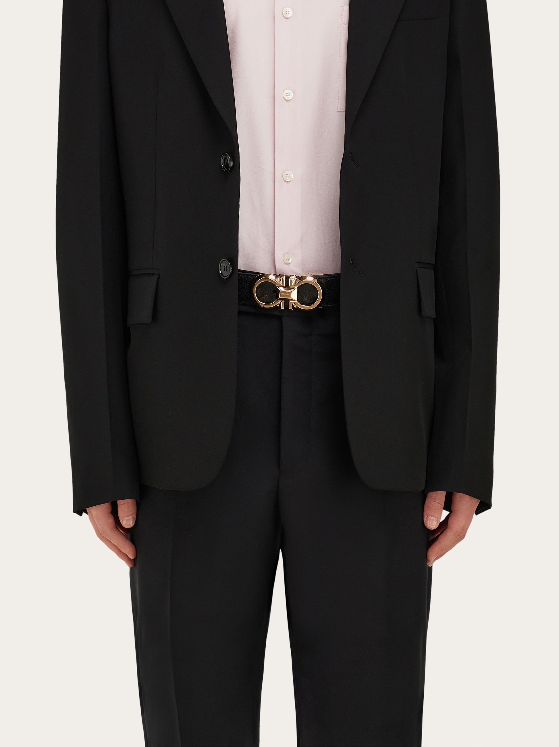 Reversible and adjustable Gancini belt - 4