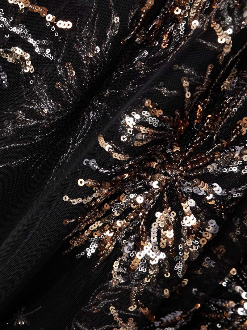 Gran Soleil belted sequin-embellished tulle kaftan 4