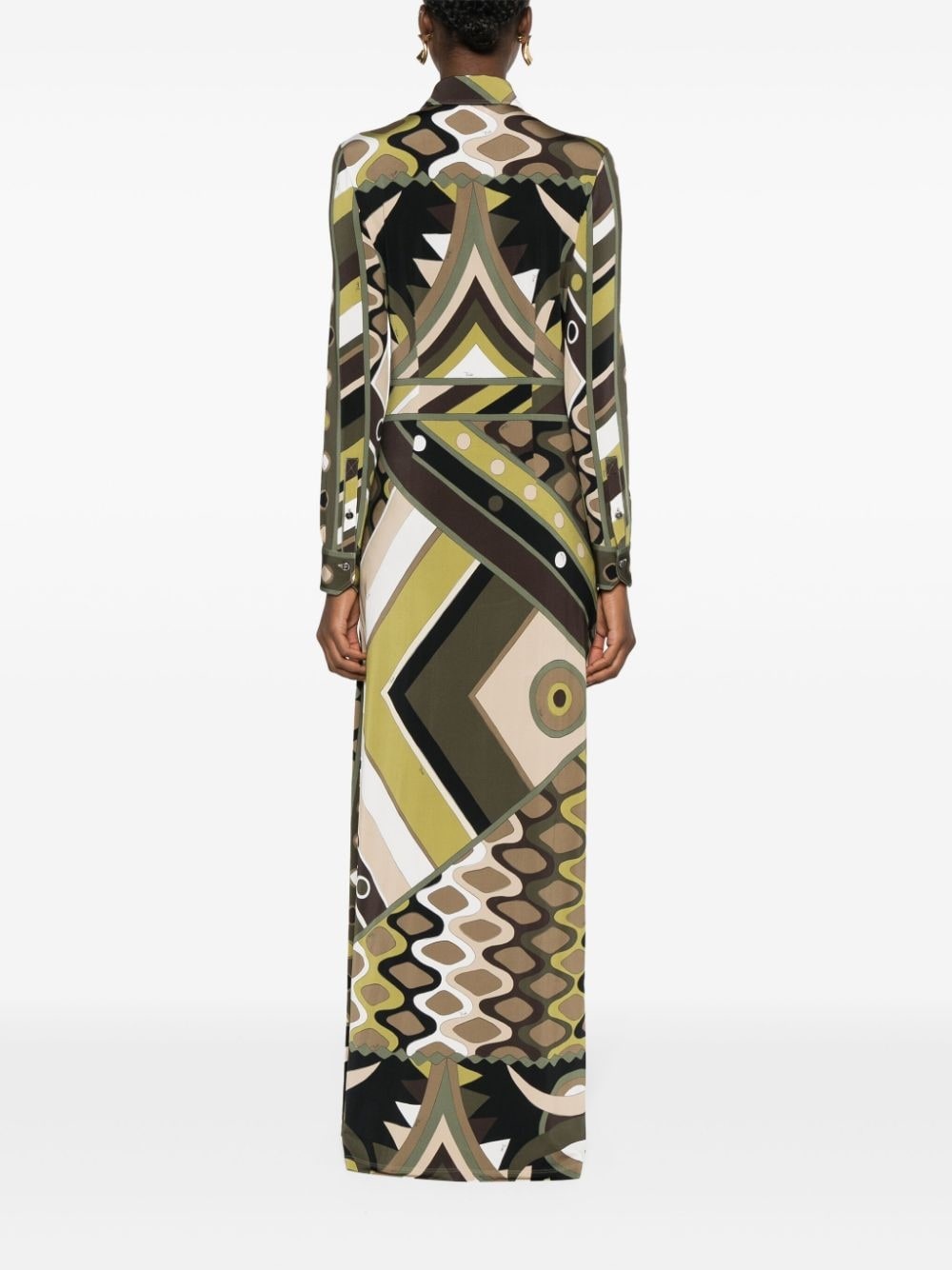 abstract-print maxi dress - 4