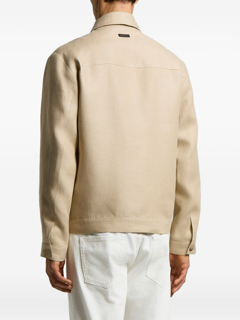 PESERICO button flap-pocket jacket outlook