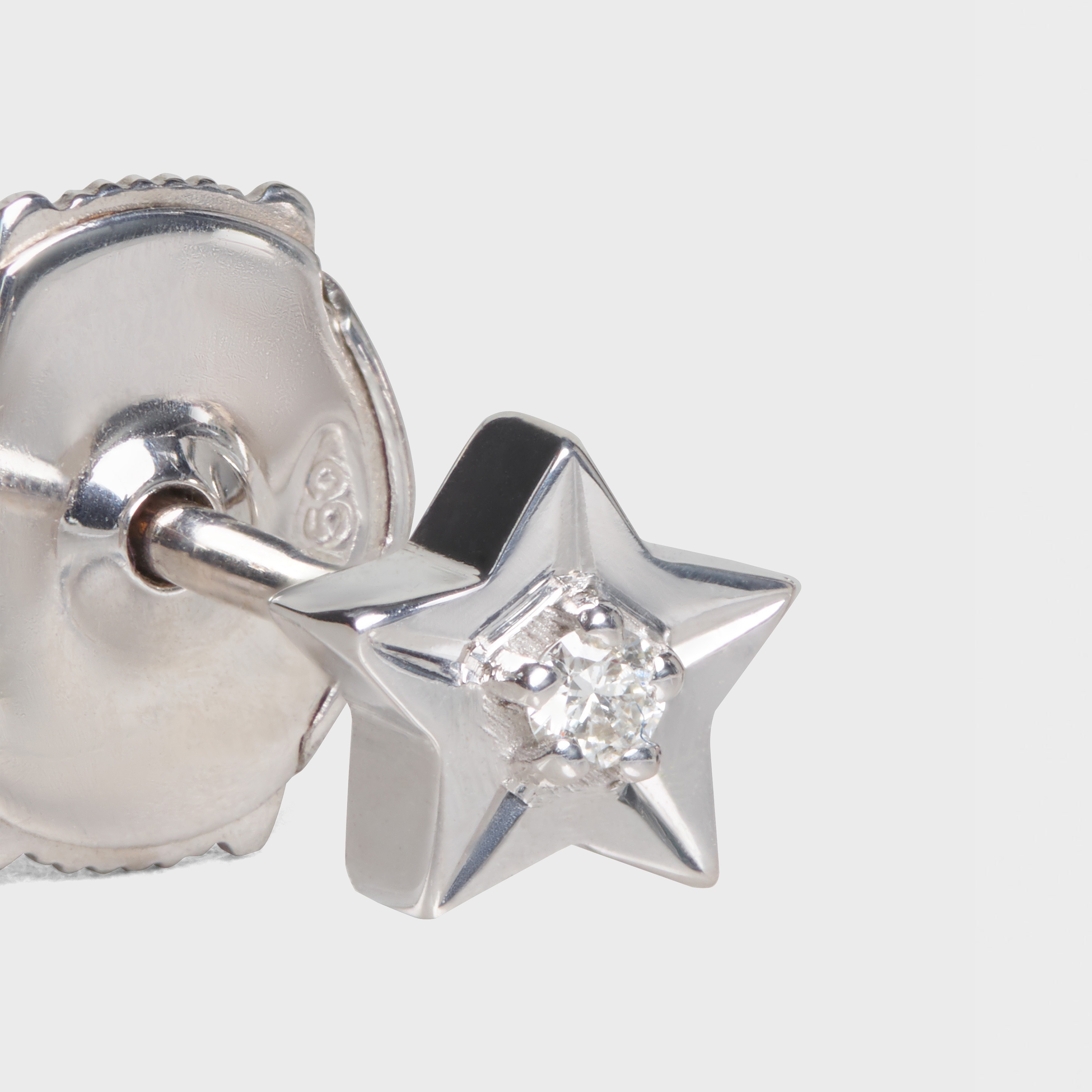 Etoile Celine Studs in White Gold and Diamonds - 3