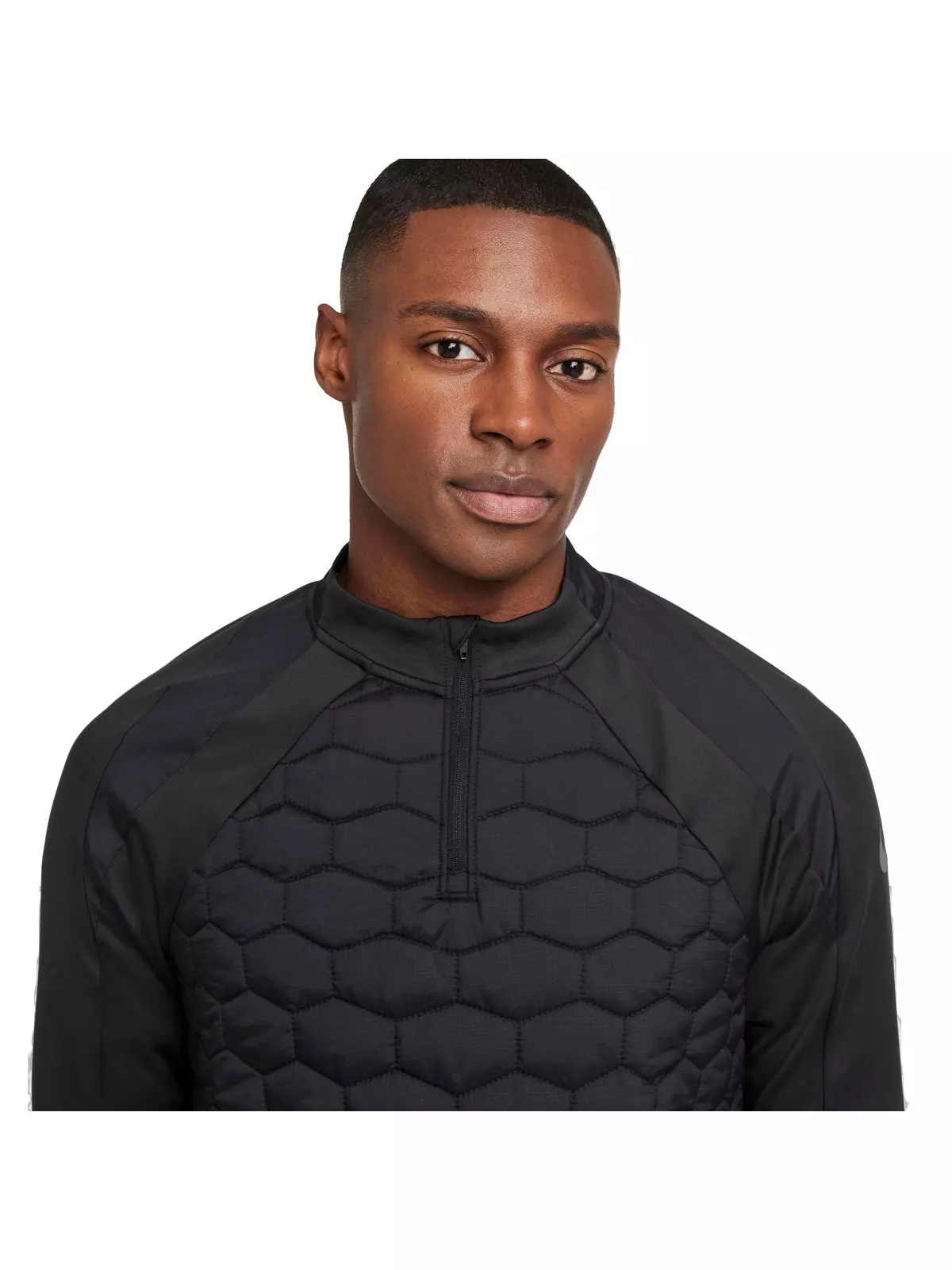 Men's Strike Therma-FIT Soccer Drill Top - Black - 3