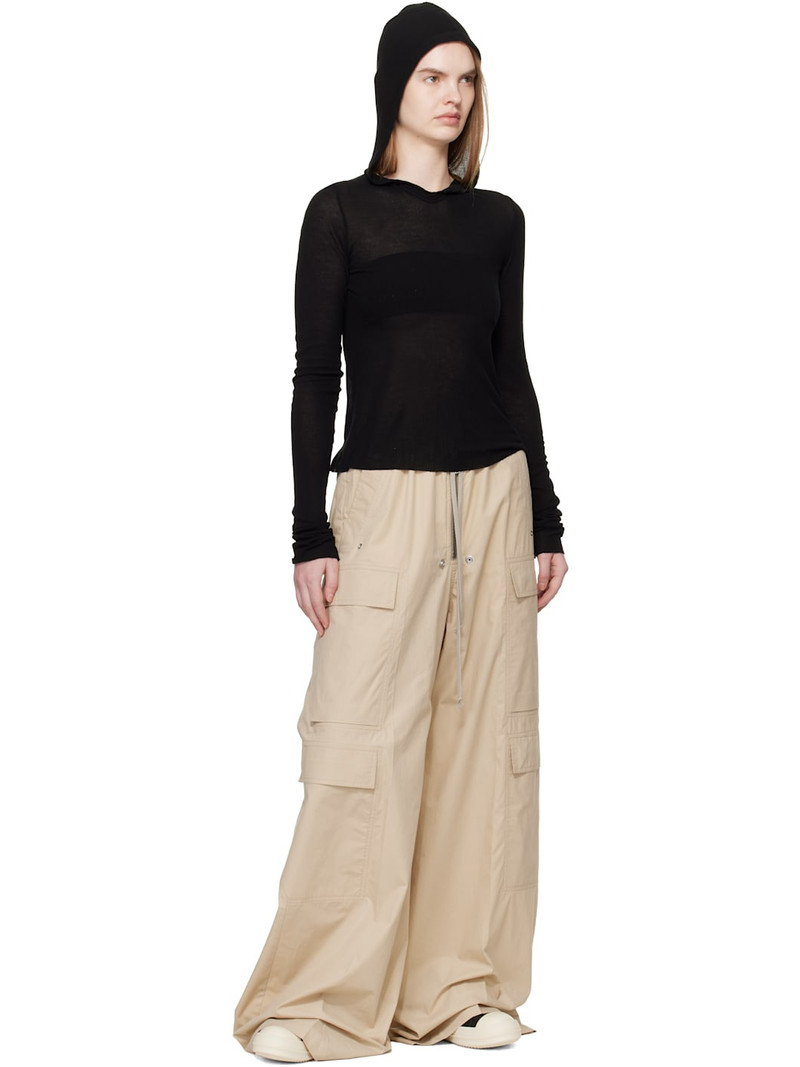 Rick Owens Black Temple Low Sneakers outlook