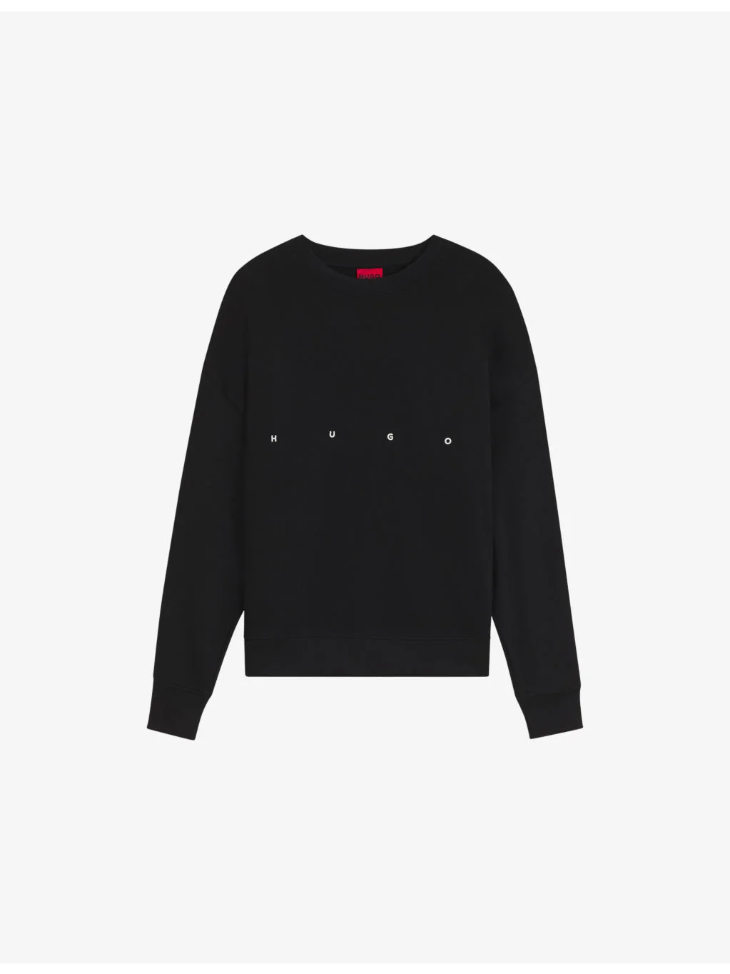 Brand-Embroidered Oversized-Fit Cotton Sweatshirt - 1