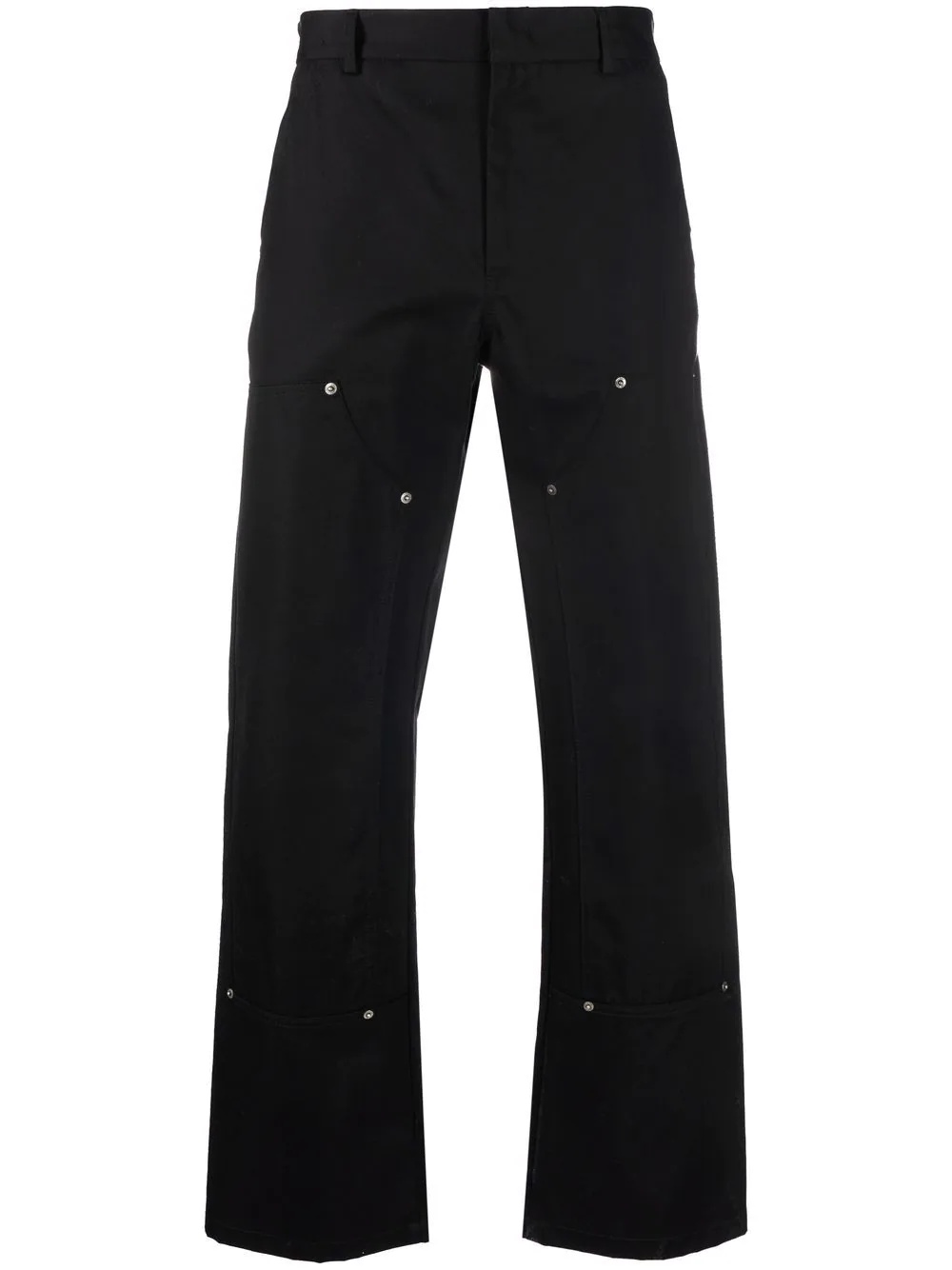 wide-leg low-rise trousers - 1