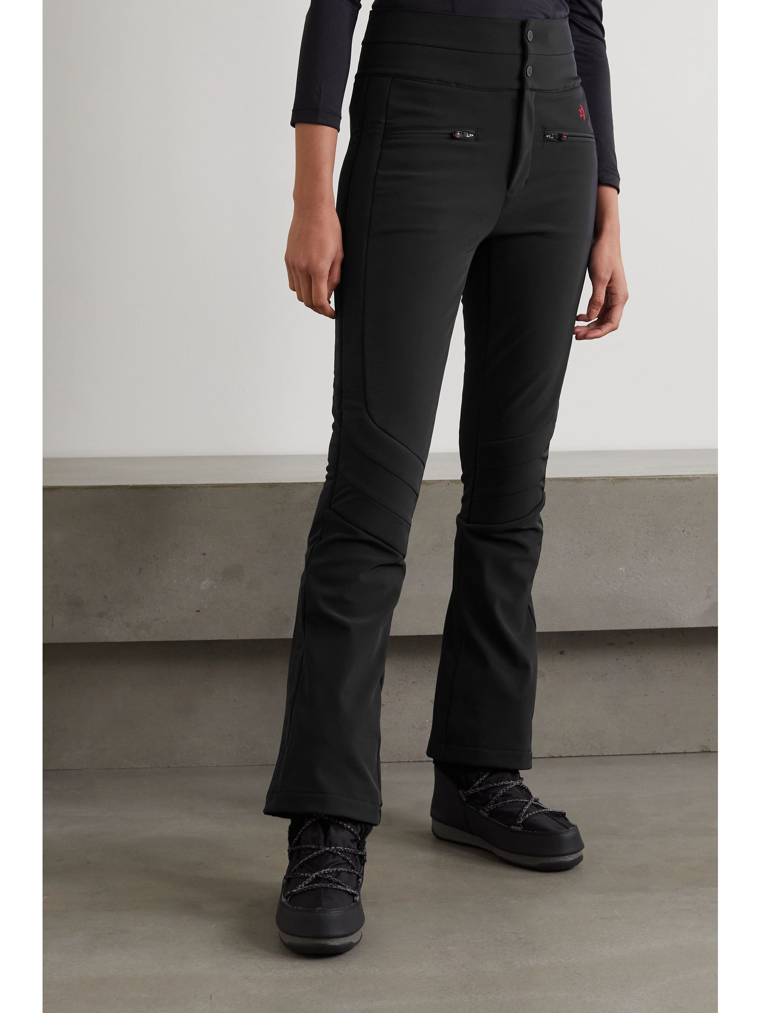 Aurora high-rise flared ski pants Black - 3