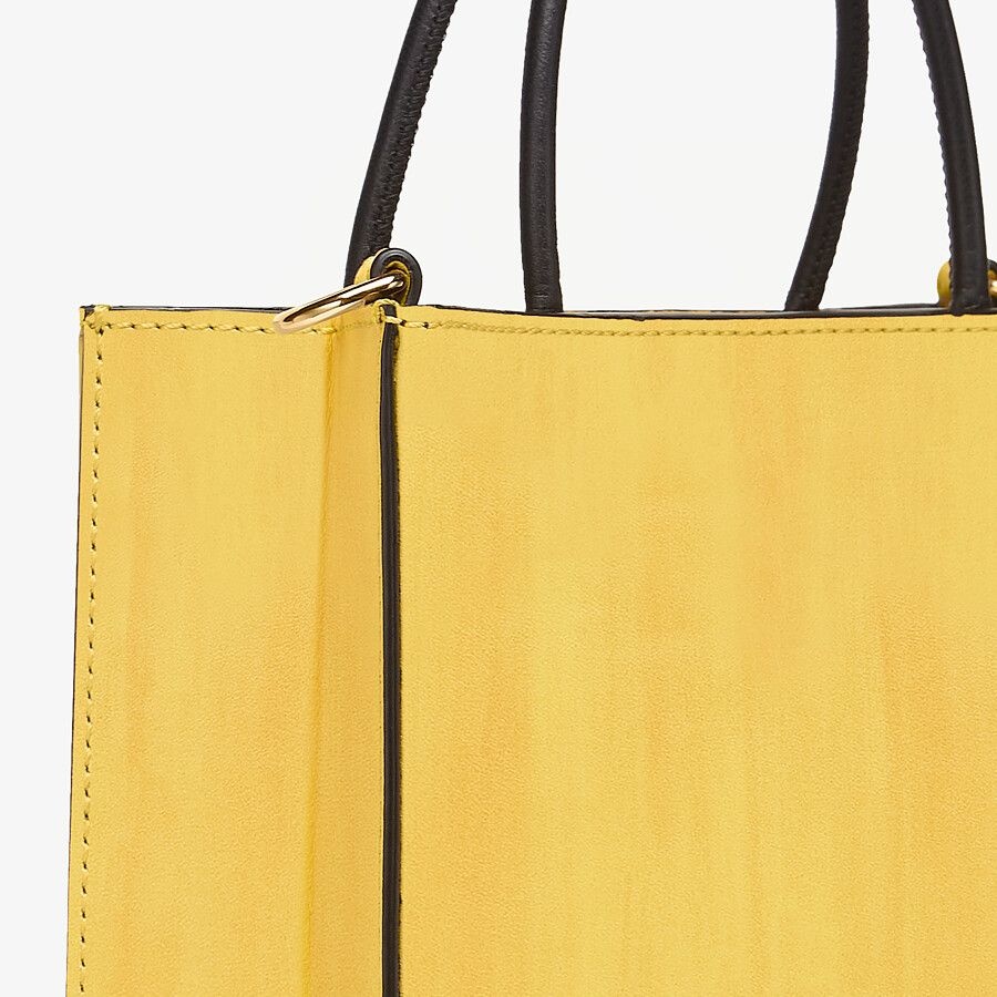 Yellow leather bag - 5