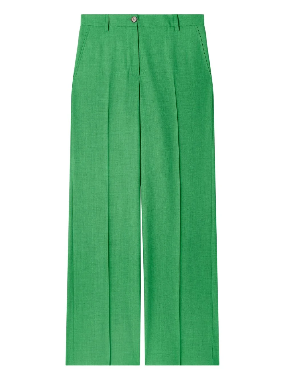 pleat-detail tailored trousers - 1